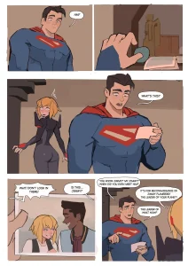 Supergirl x Jimmy porn comic picture 1