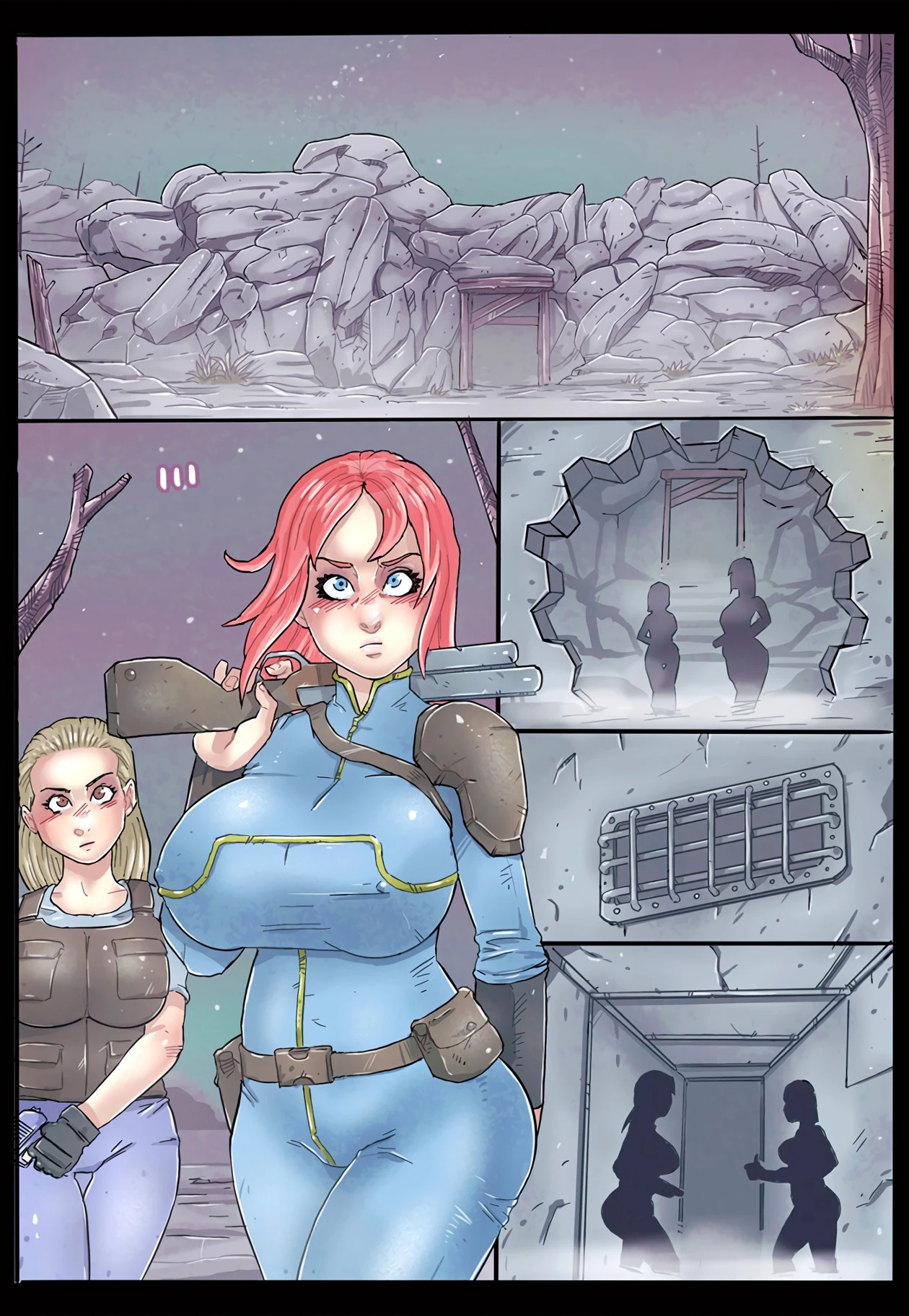 Supermutant Vault porn comic picture 1