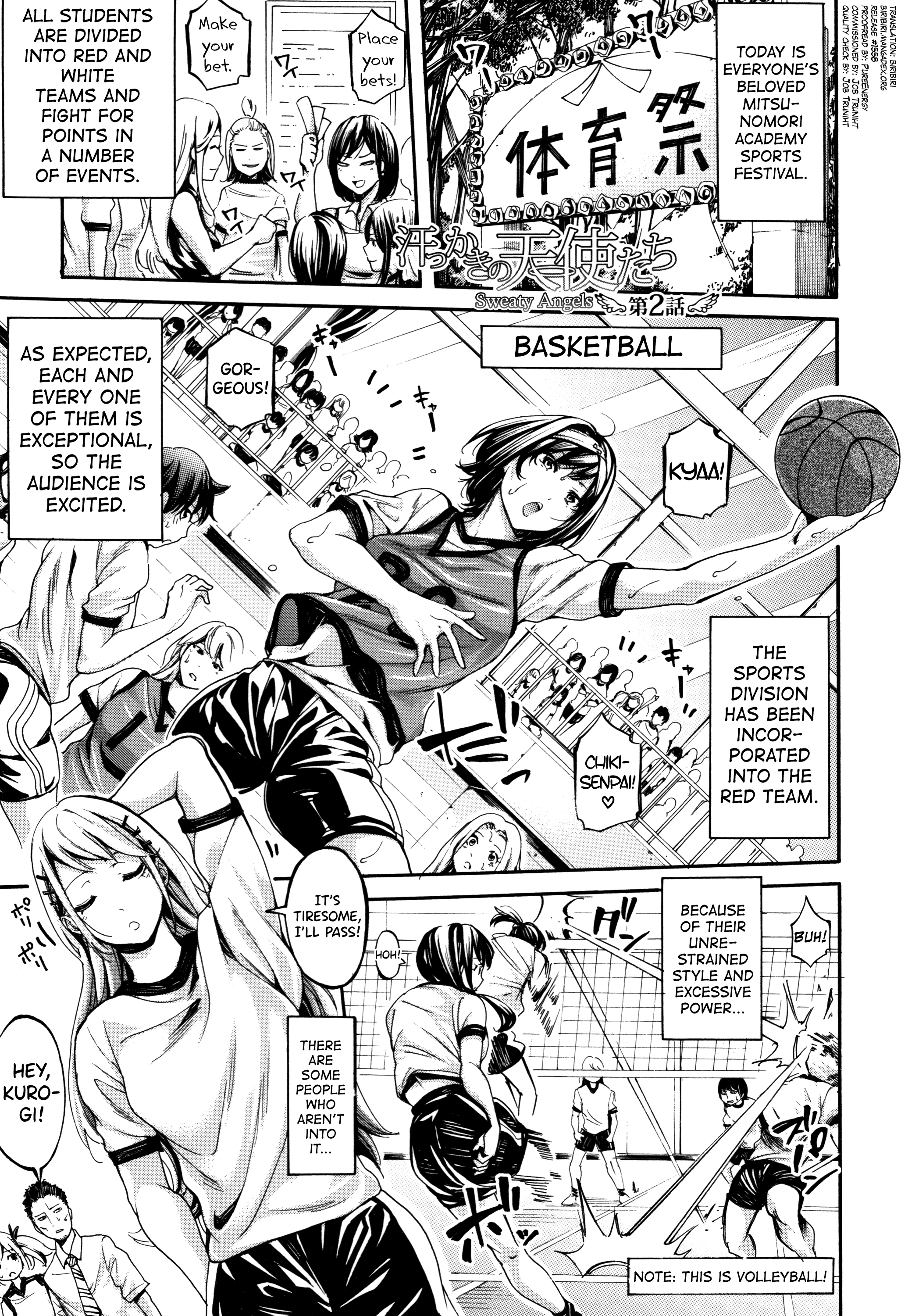 Sweaty Angels 2 porn comic picture 1