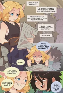 Syllia and Zoey porn comic picture 1
