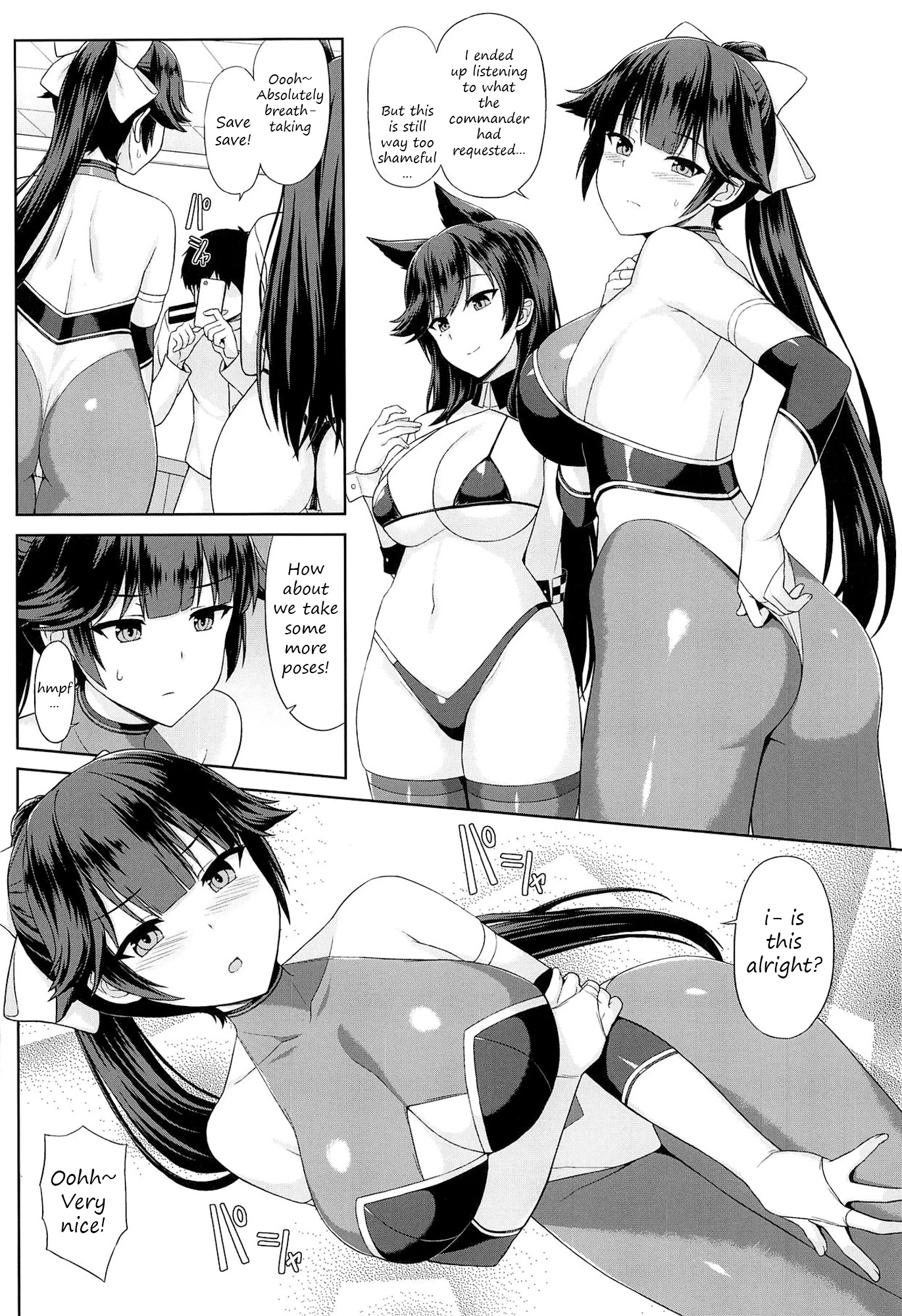 Takao to Atago no Choppiri H na RQ Satsueikai porn comic picture 3