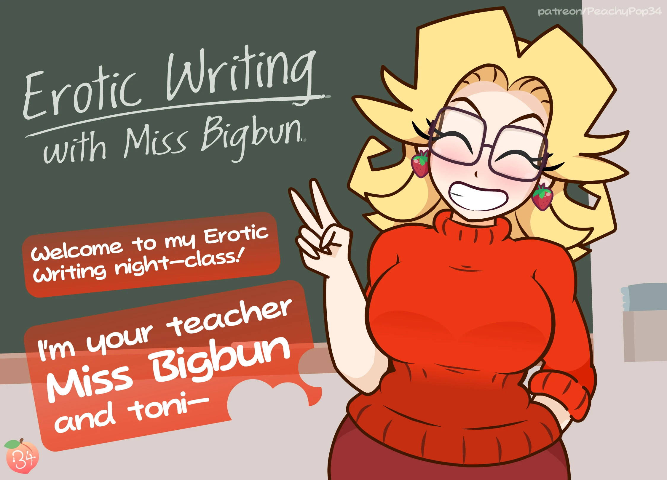 Teach's Peach porn comic picture 2