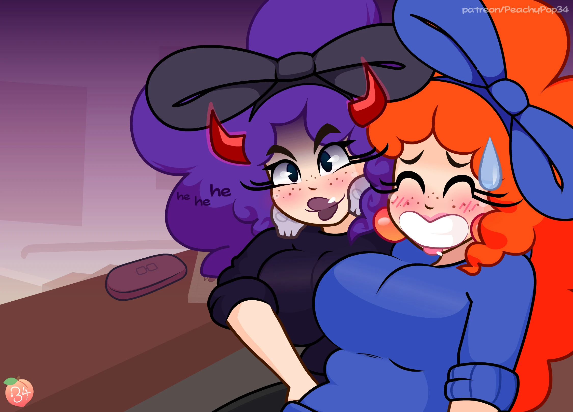 Teach's Peach porn comic picture 8