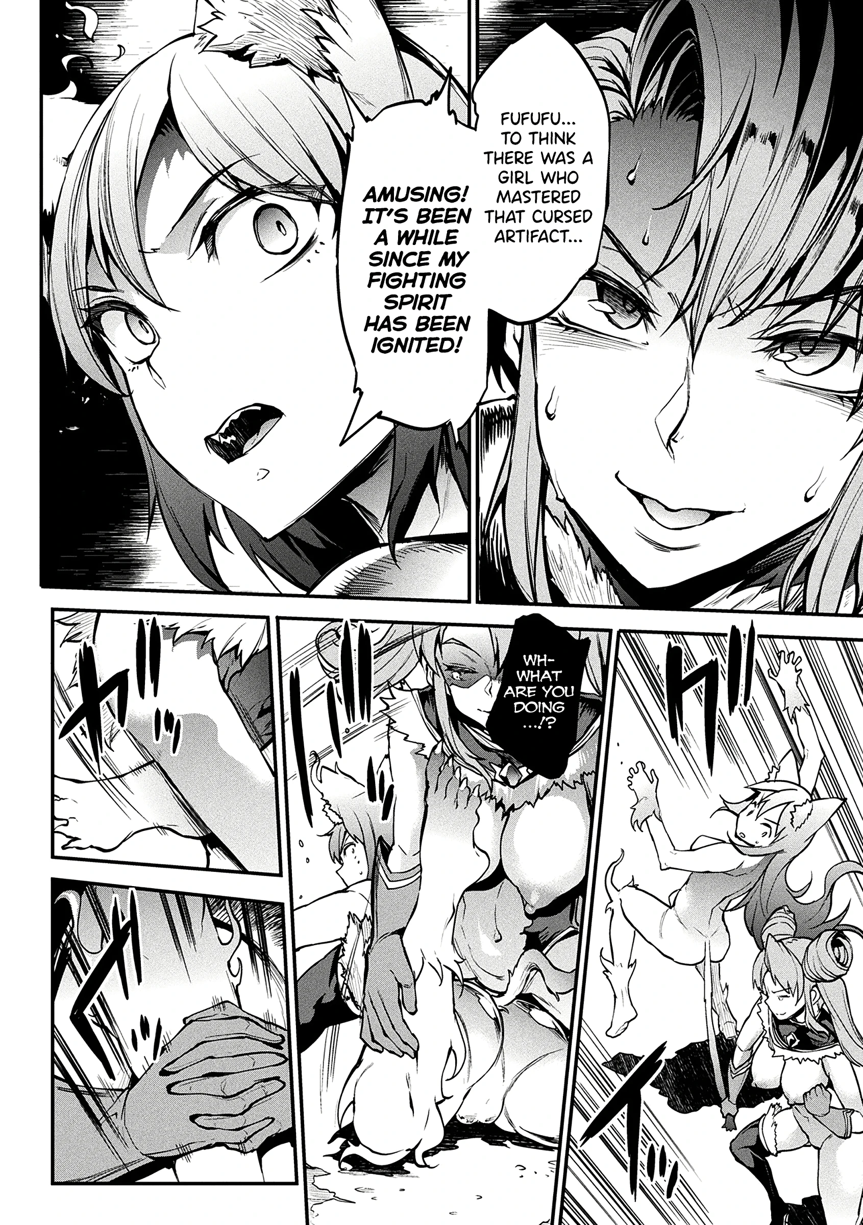 The Beauty and the Beast!? A CatFight! porn comic picture 12