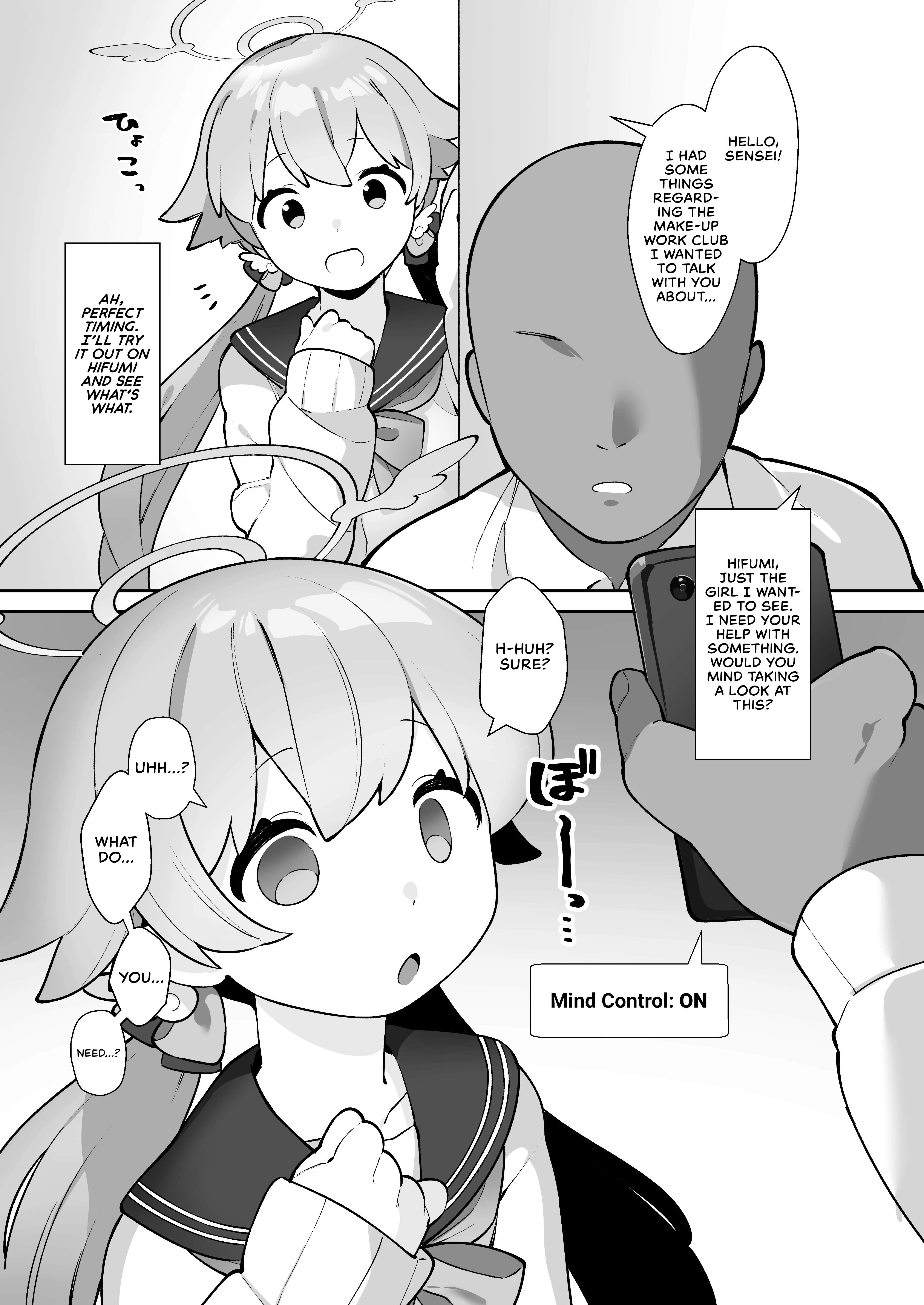 The Blue Archive Mind Control Club porn comic picture 3