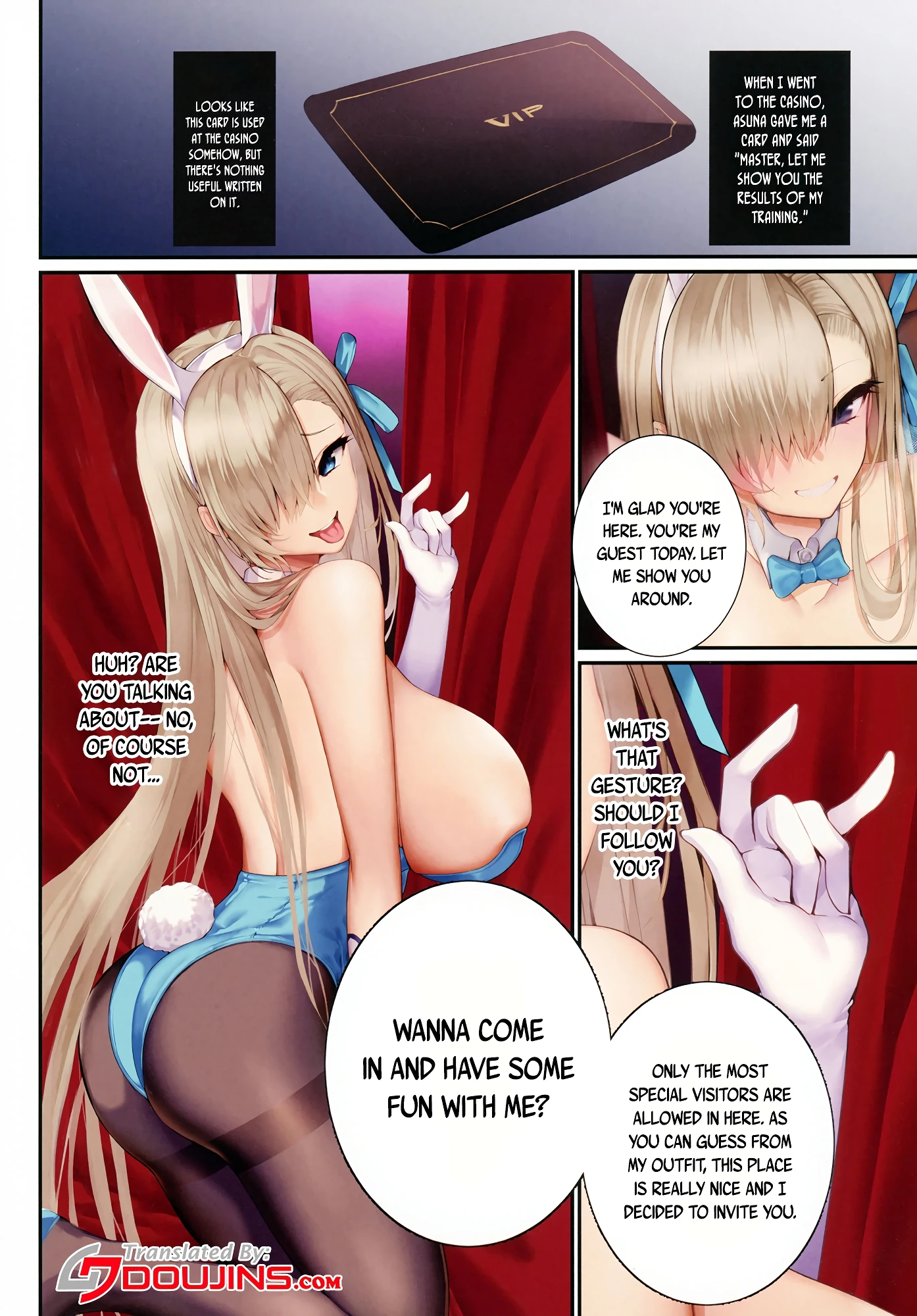 The Bunny Seductive VIP ROOM porn comic picture 2