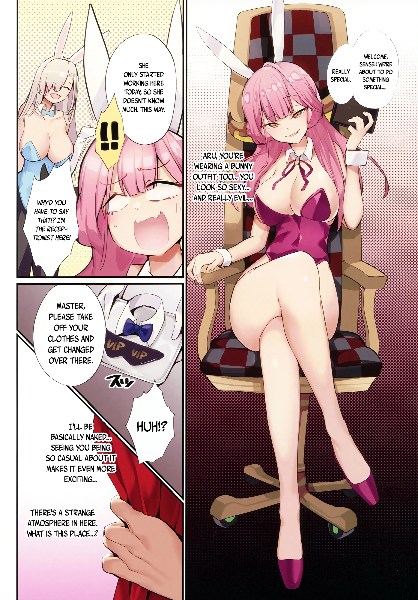 The Bunny Seductive VIP ROOM porn comic picture 3