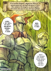 The Cleric and The Horned Warrior - Doomsia's Healing Sessions porn comic picture 1