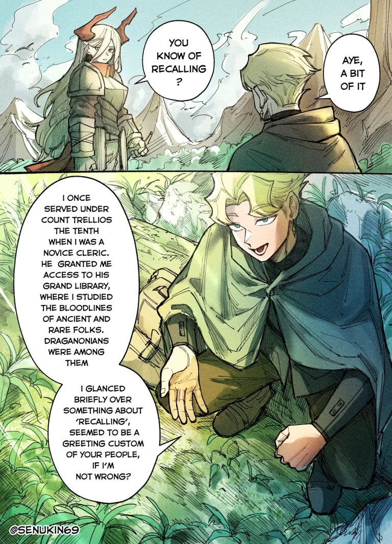 The Cleric and The Horned Warrior - Doomsia's Healing Sessions porn comic picture 11