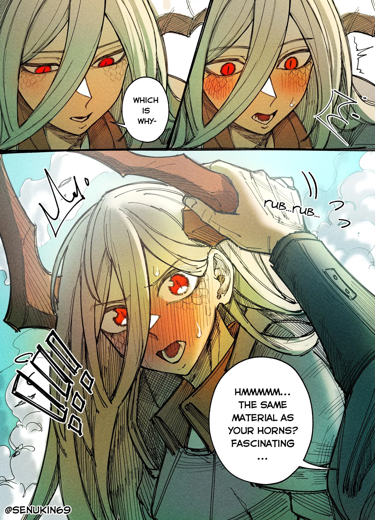 The Cleric and The Horned Warrior - Doomsia's Healing Sessions porn comic picture 13