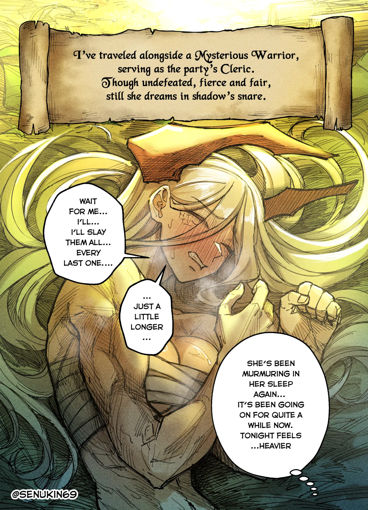 The Cleric and The Horned Warrior - Doomsia's Healing Sessions porn comic picture 15