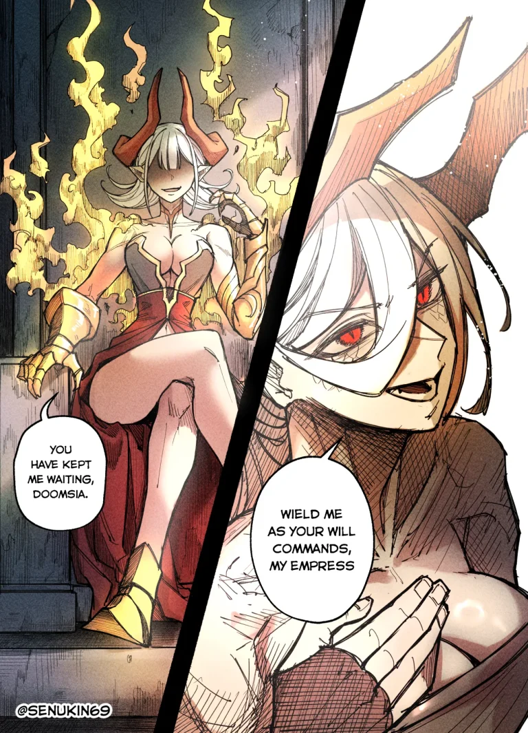 The Cleric and The Horned Warrior - Doomsia's Healing Sessions porn comic picture 17