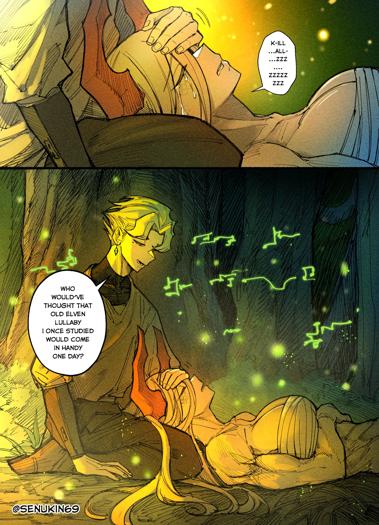 The Cleric and The Horned Warrior - Doomsia's Healing Sessions porn comic picture 20
