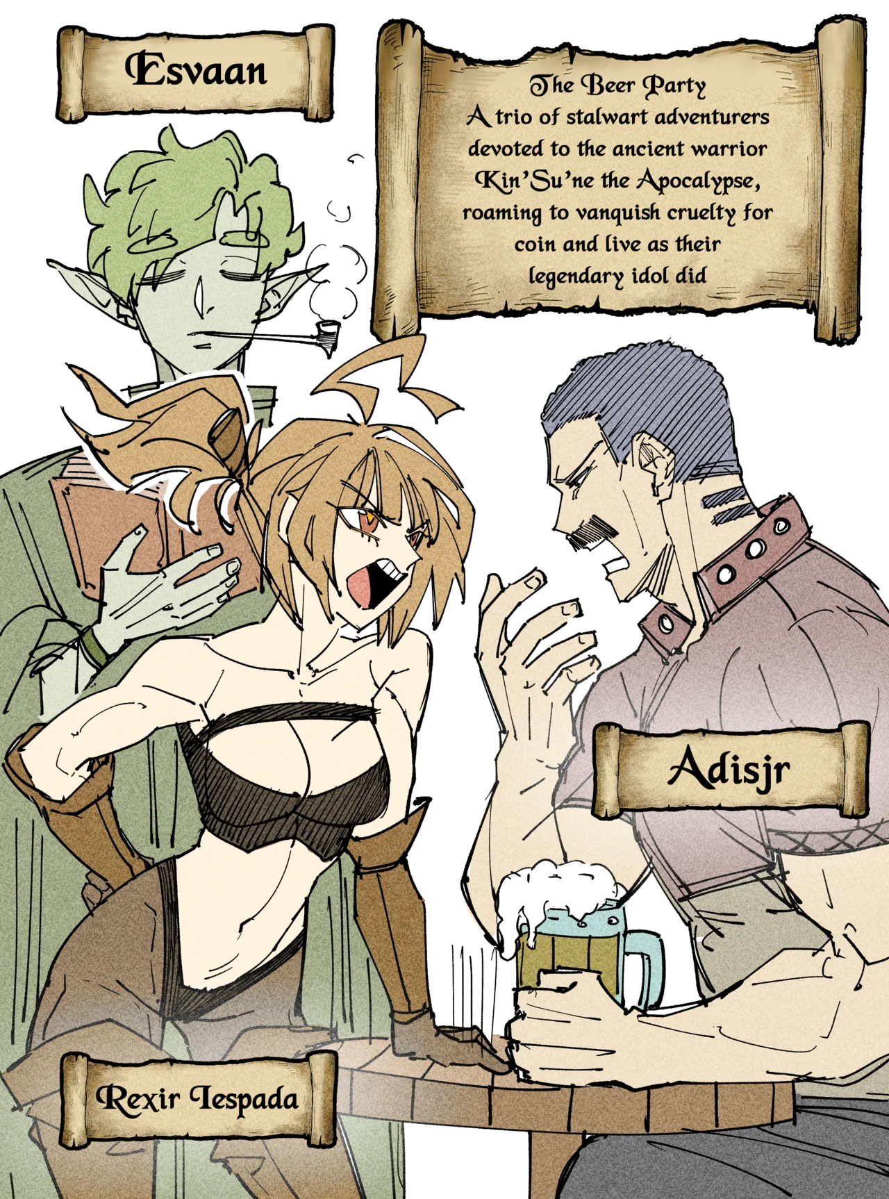The Cleric and The Horned Warrior - Doomsia's Healing Sessions porn comic picture 28