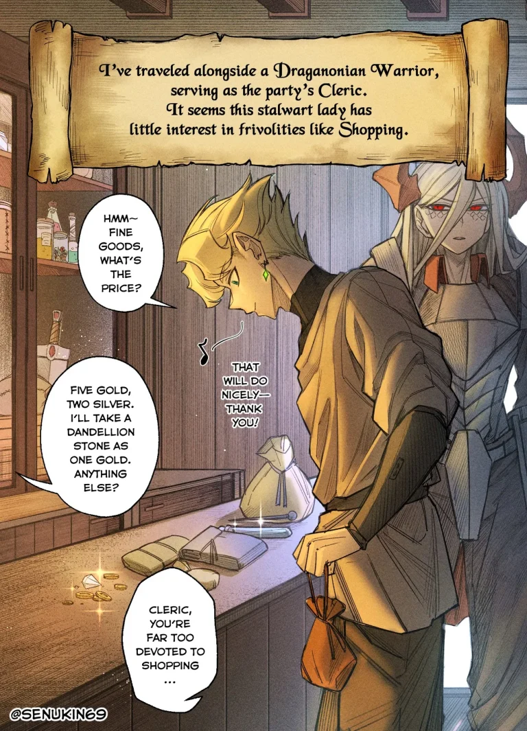 The Cleric and The Horned Warrior - Doomsia's Healing Sessions porn comic picture 32