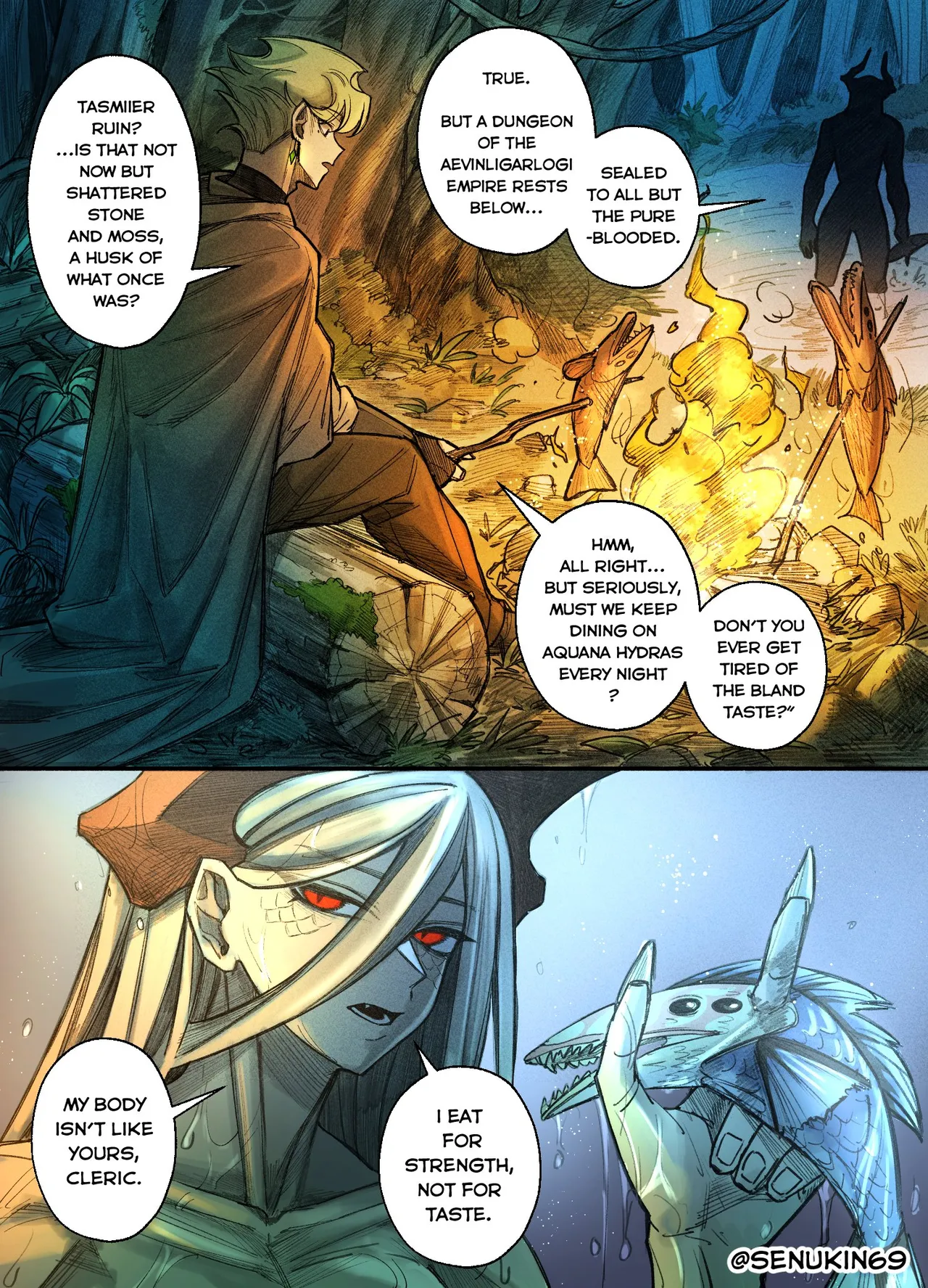 The Cleric and The Horned Warrior - Doomsia's Healing Sessions porn comic picture 34