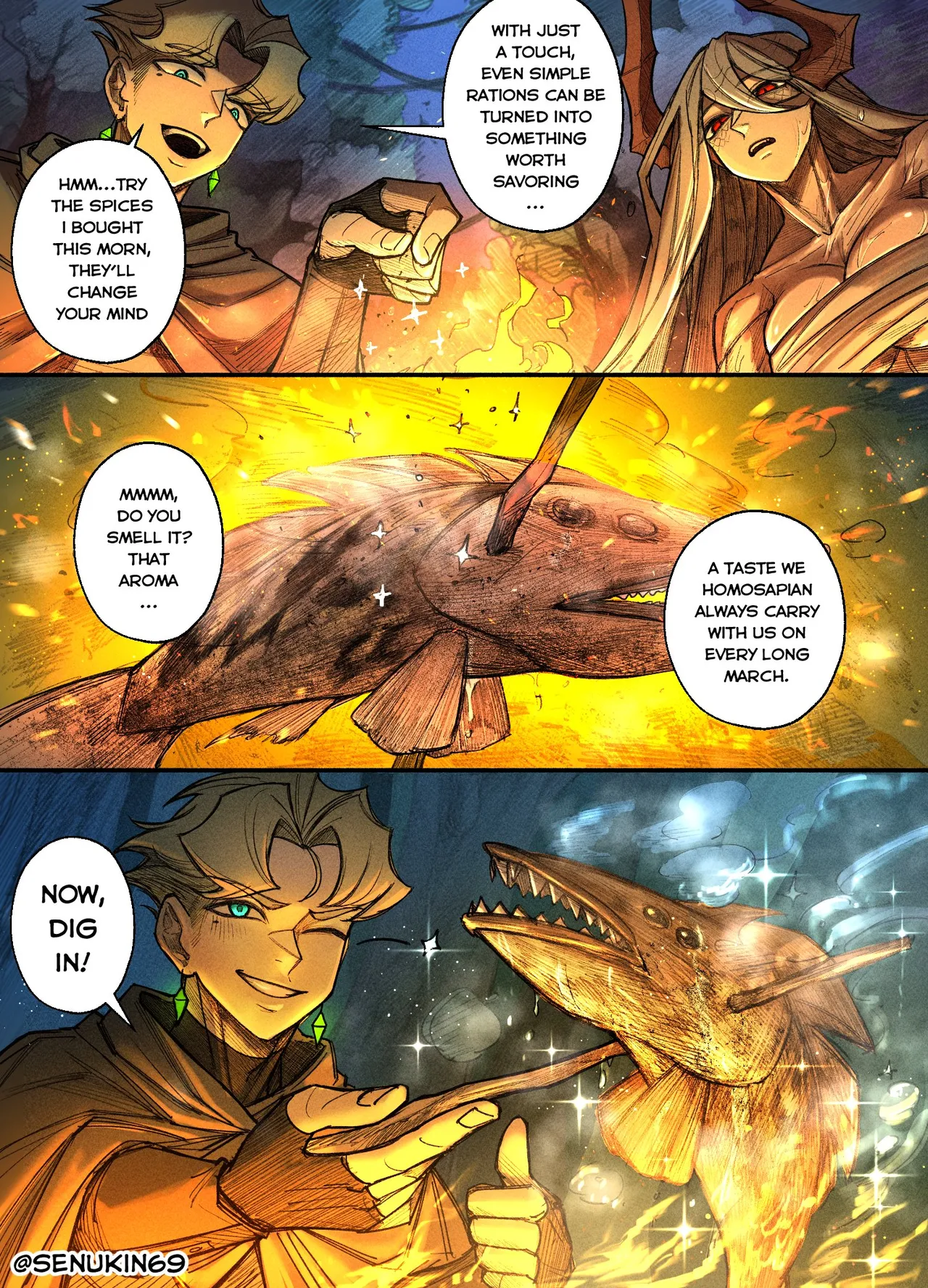 The Cleric and The Horned Warrior - Doomsia's Healing Sessions porn comic picture 35