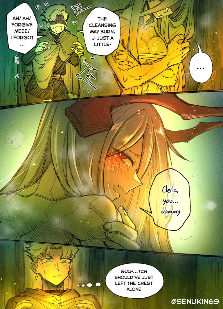 The Cleric and The Horned Warrior - Doomsia's Healing Sessions porn comic picture 8