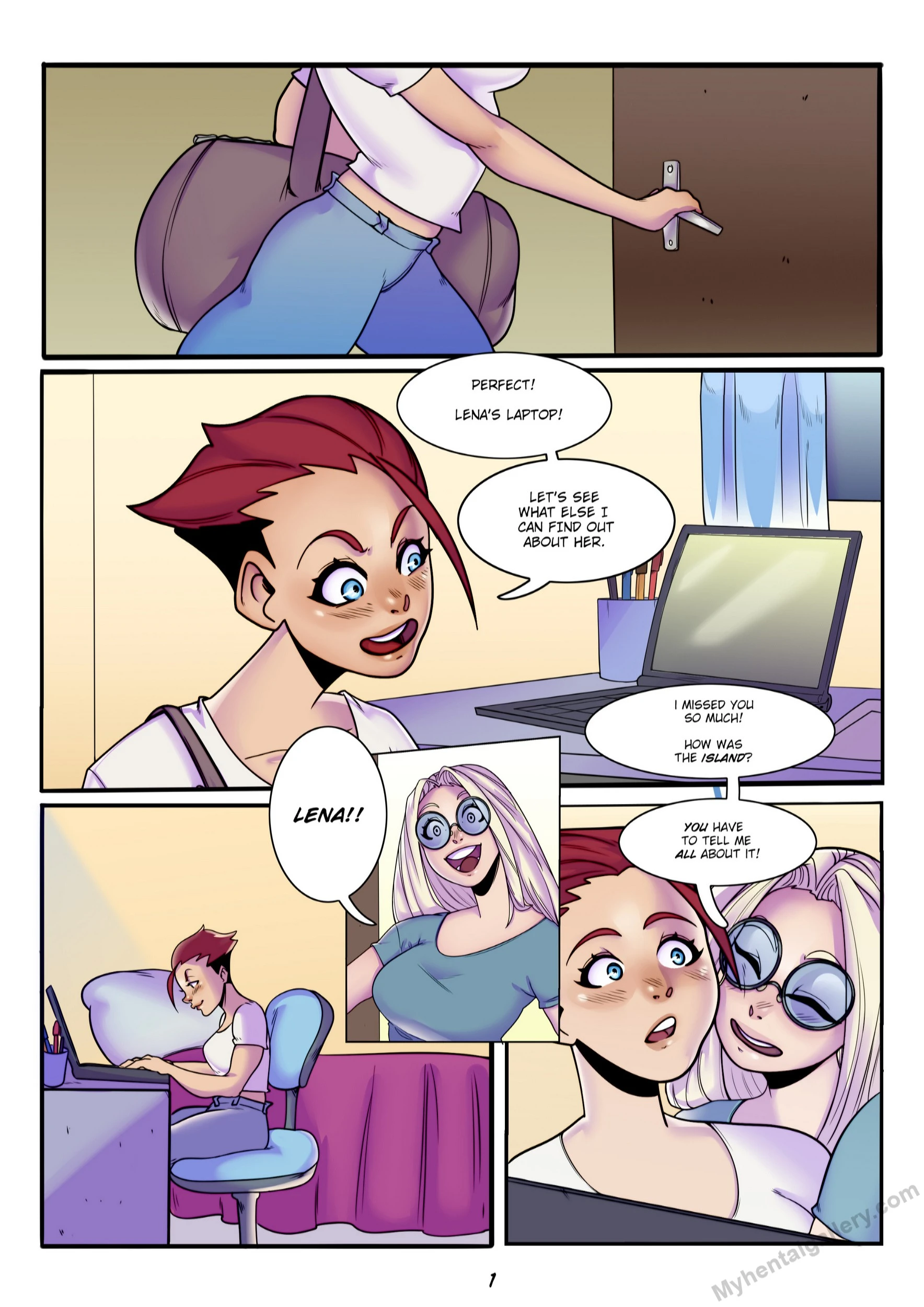 The Curse Of Spooky Island porn comic picture 1