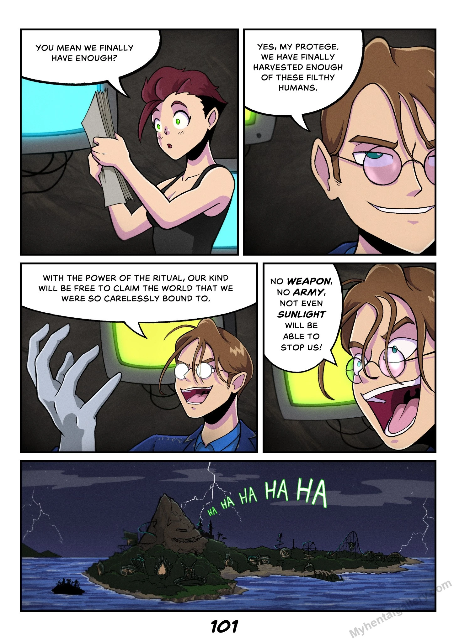 The Curse Of Spooky Island porn comic picture 102