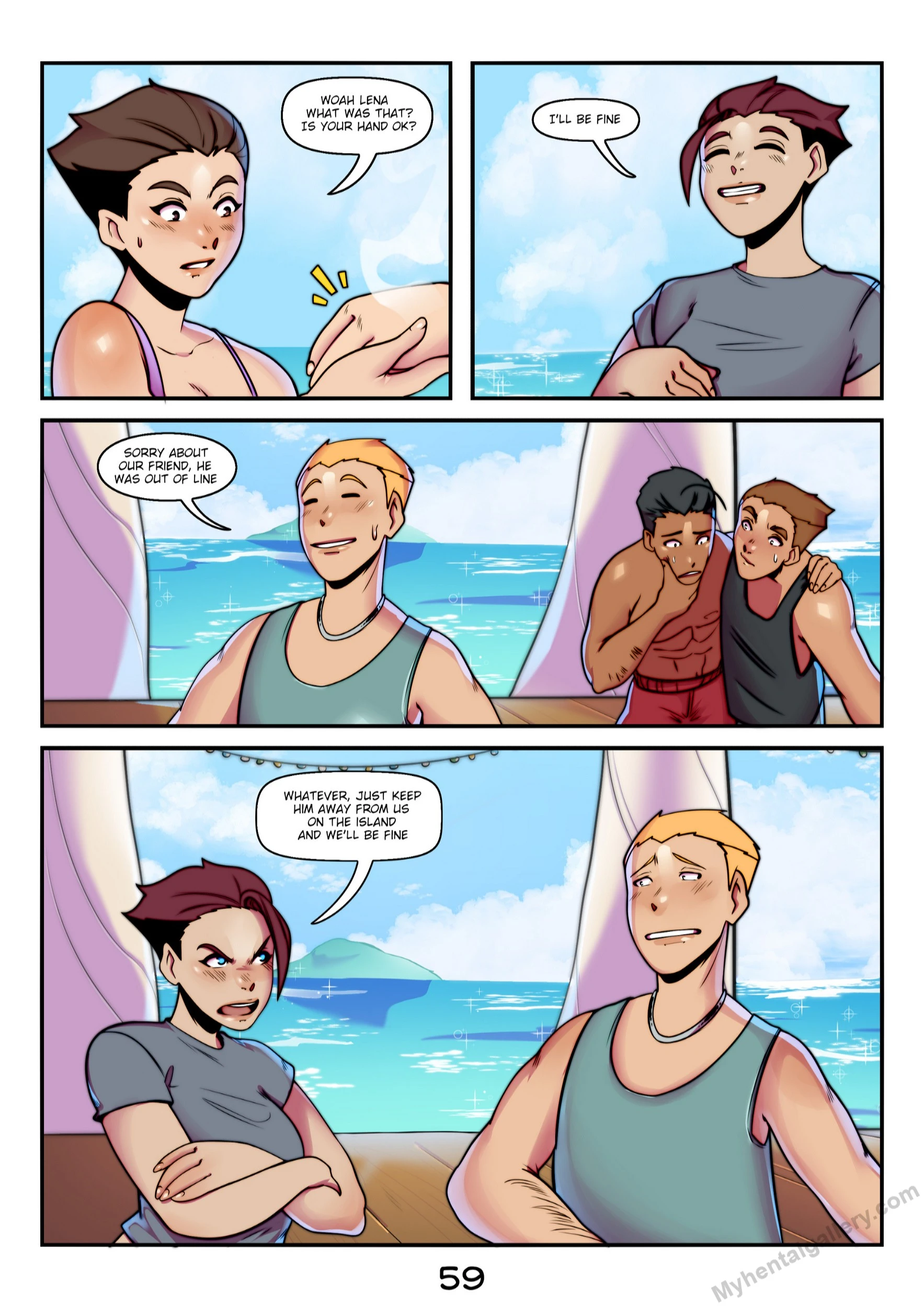 The Curse Of Spooky Island porn comic picture 59