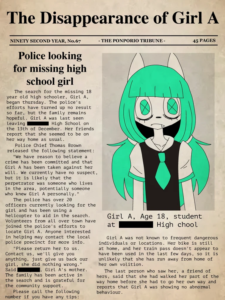 The Disappearance of Girl A: Chapter 1 porn comic picture 1