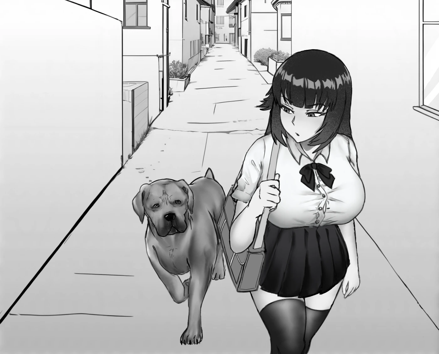 The Dog and The Alley porn comic picture 2