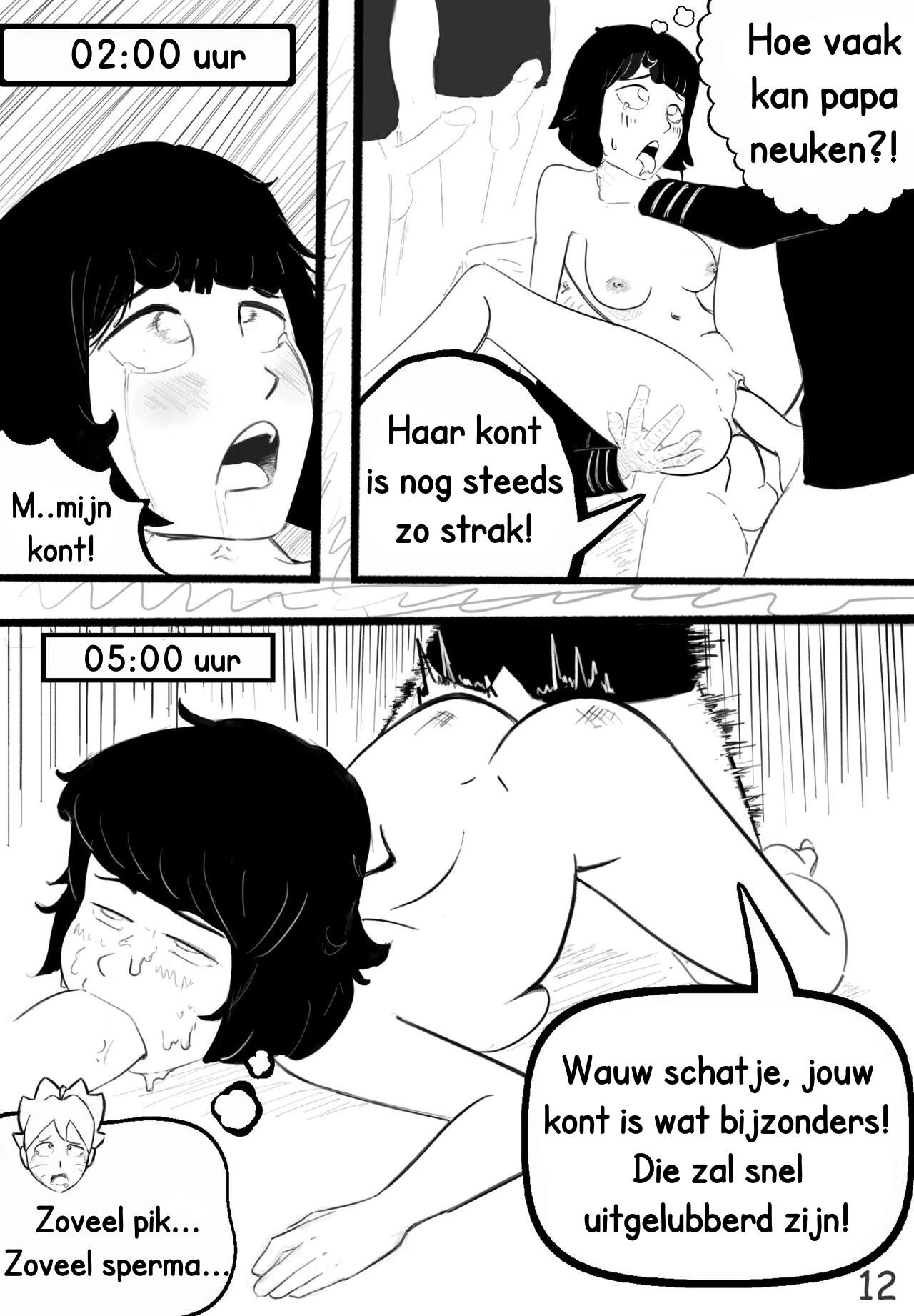 The Line between Son and Wife porn comic picture 13