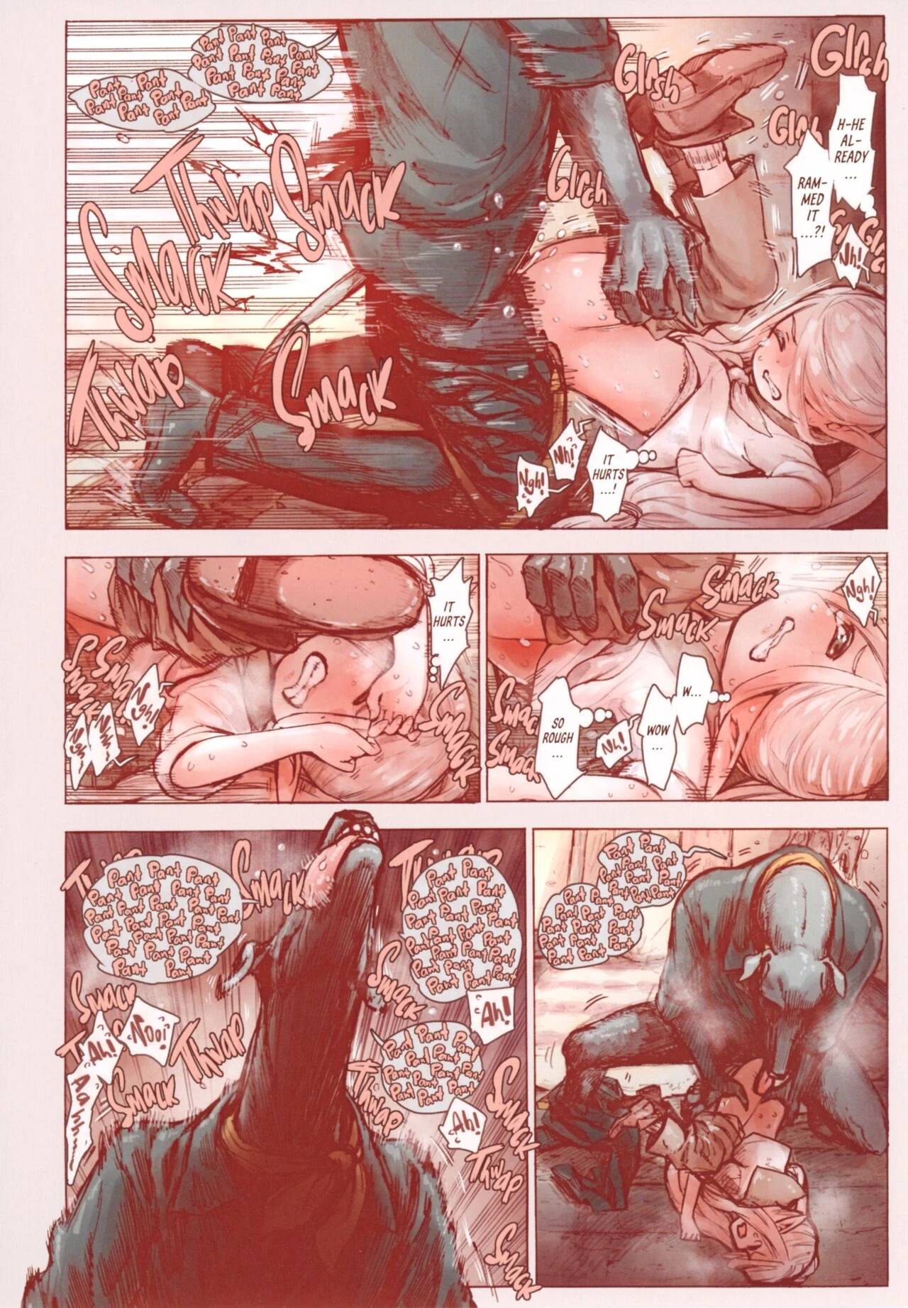 The Little Elf and the Savage Beastmen porn comic picture 15