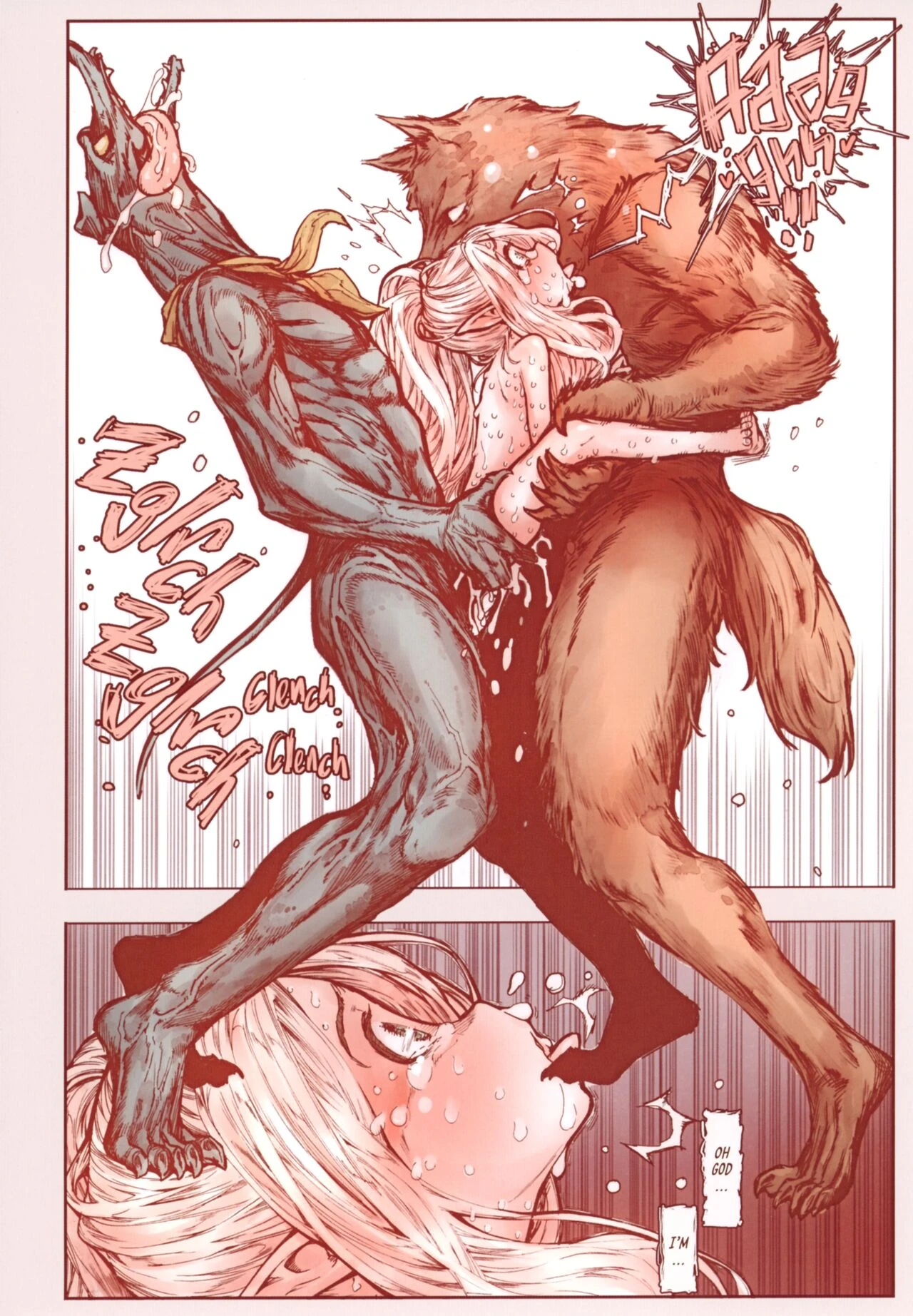 The Little Elf and the Savage Beastmen porn comic picture 33