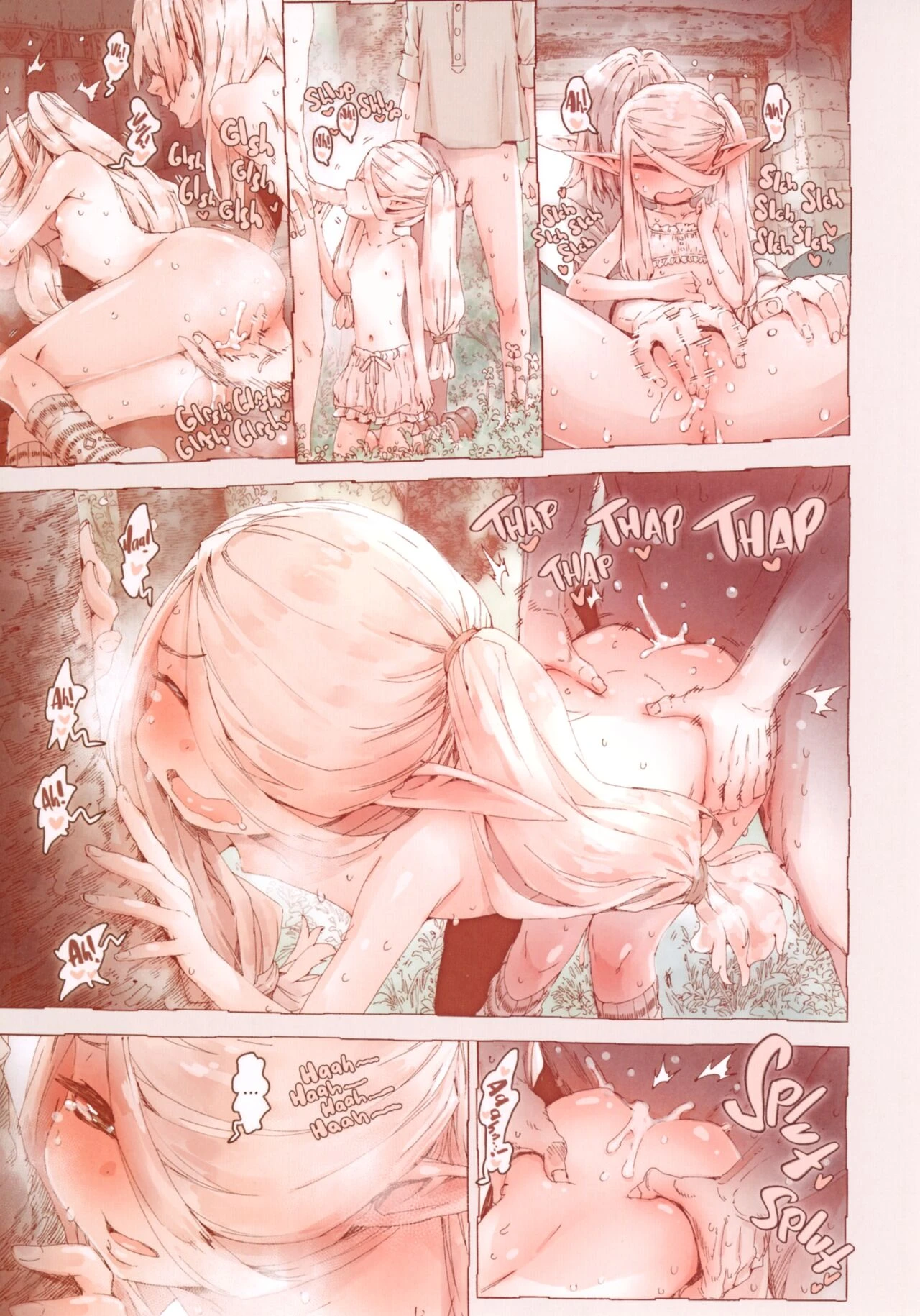 The Little Elf and the Savage Beastmen porn comic picture 4