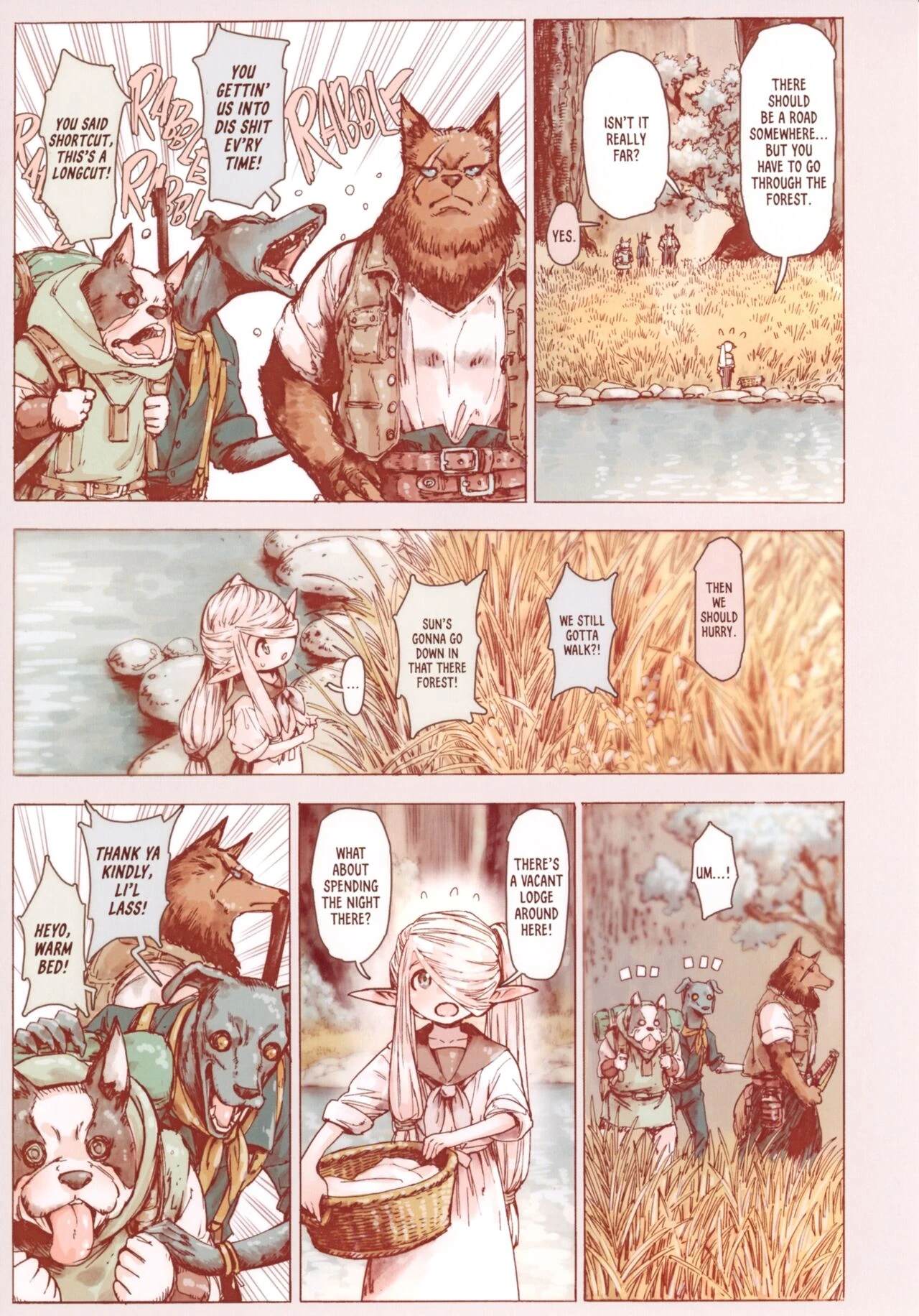 The Little Elf and the Savage Beastmen porn comic picture 8