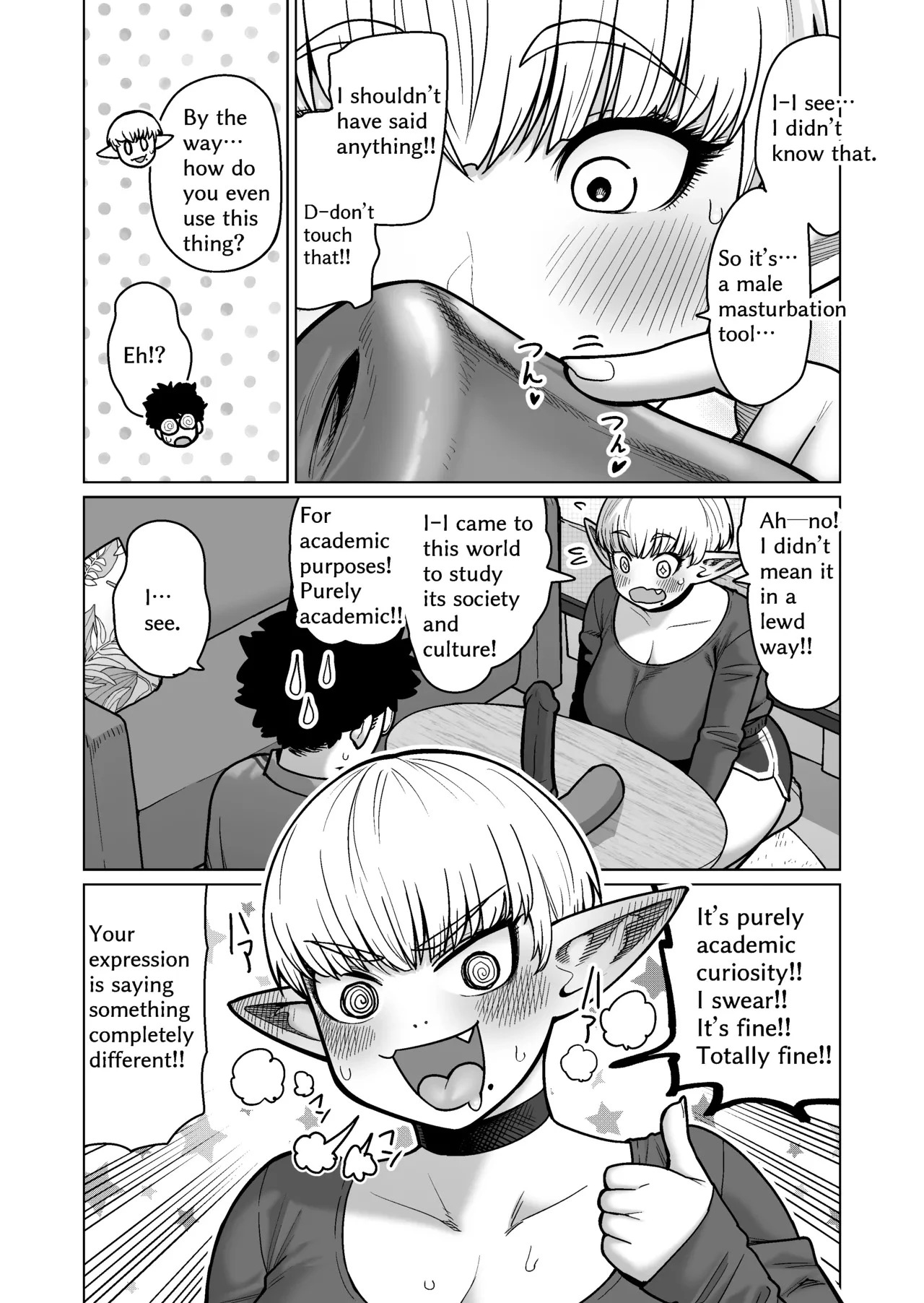 The Neighbor: Former Swordmaster Elf!! porn comic picture 11