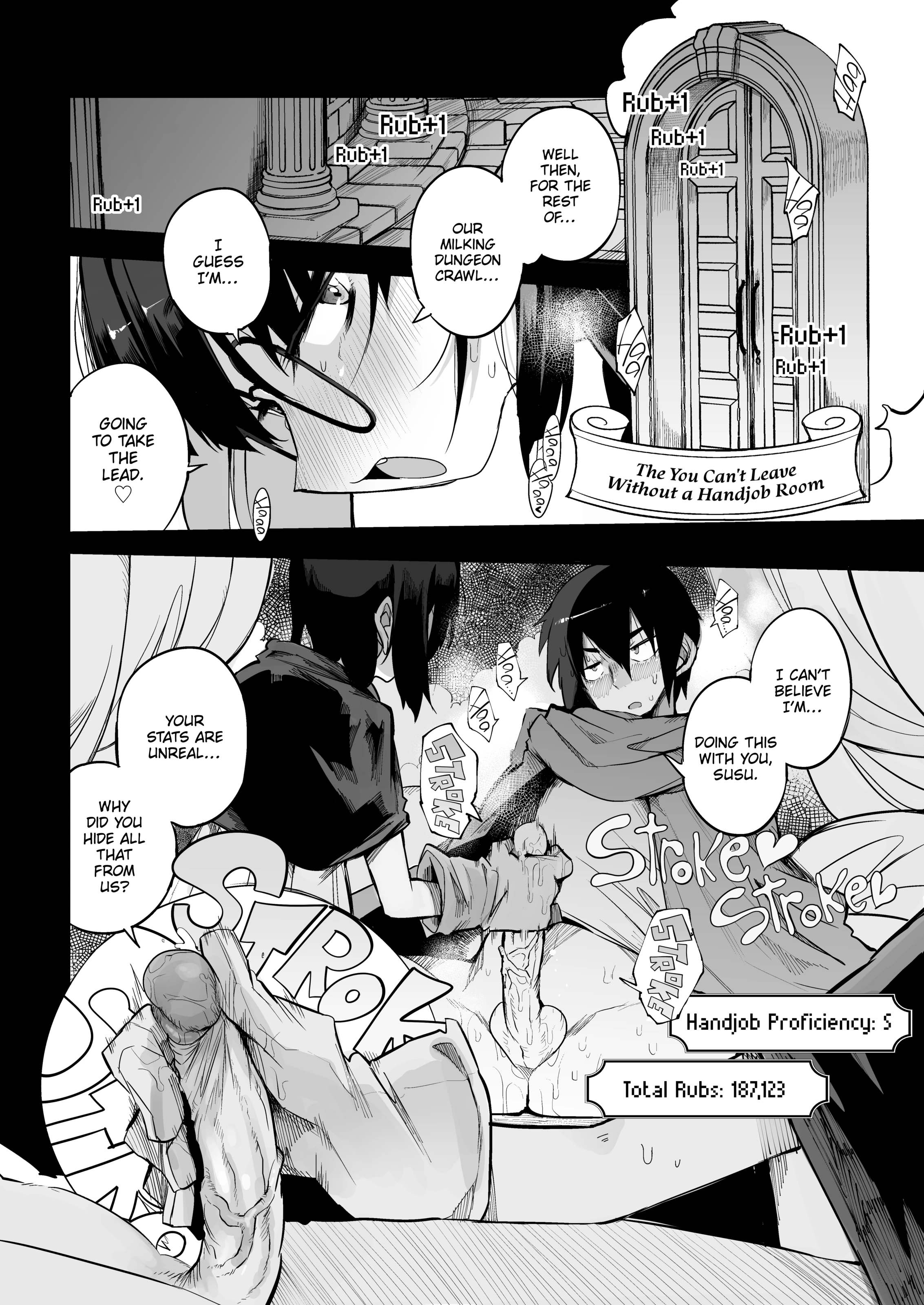 The S-Tier Slut Stats of a Girl Too Plain to Challenge the Milking Dungeon porn comic picture 13