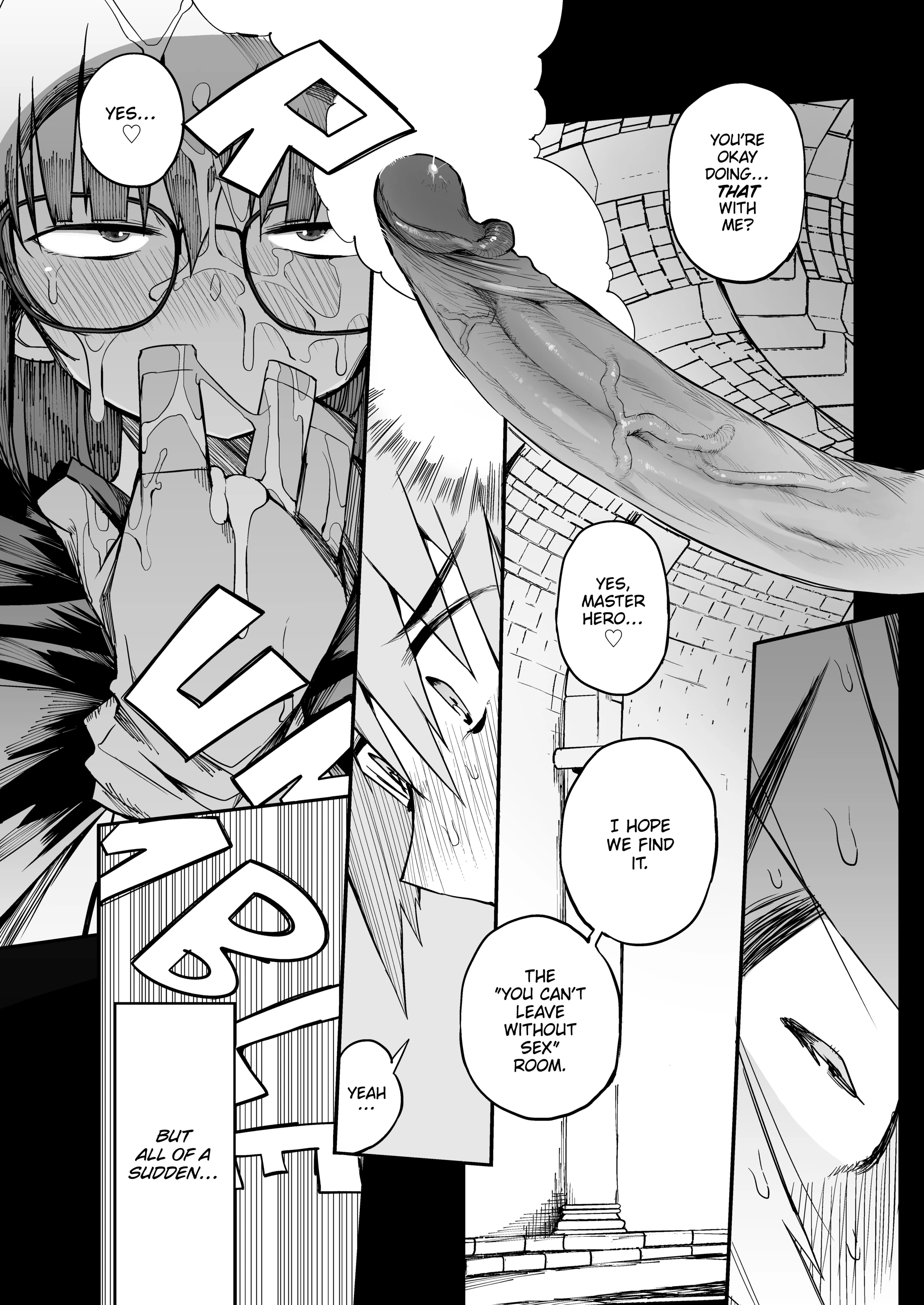 The S-Tier Slut Stats of a Girl Too Plain to Challenge the Milking Dungeon porn comic picture 30