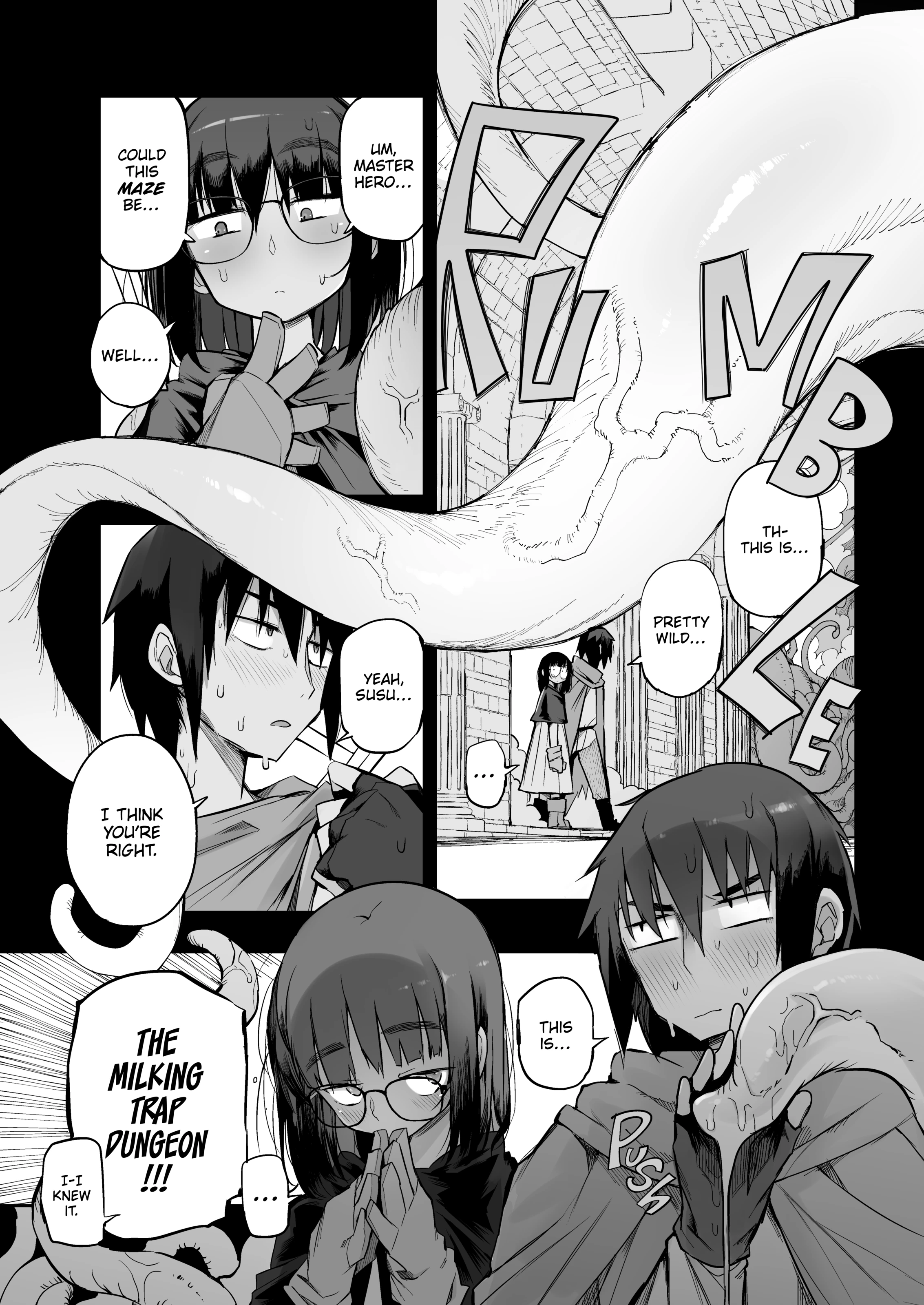 The S-Tier Slut Stats of a Girl Too Plain to Challenge the Milking Dungeon porn comic picture 4