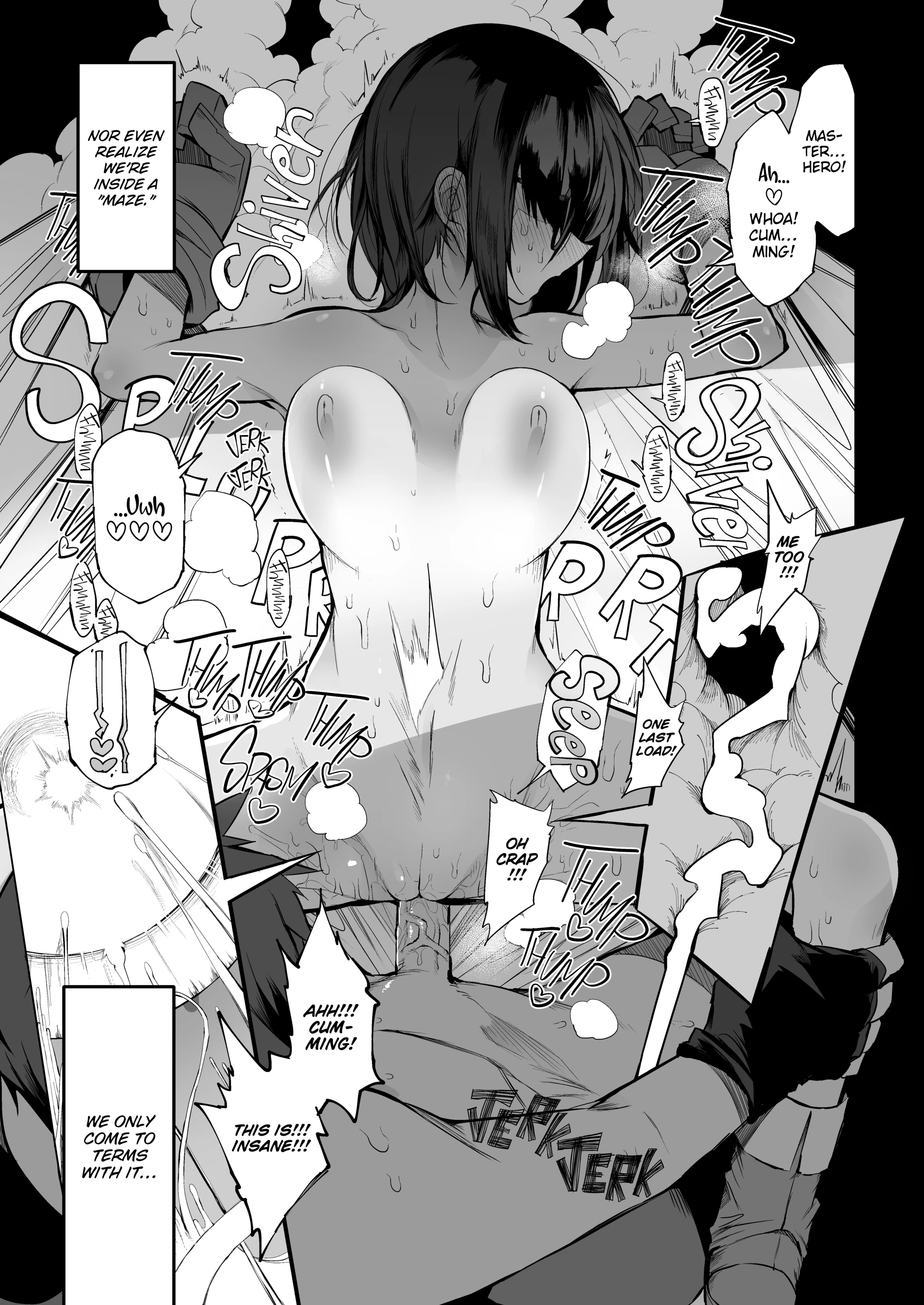The S-Tier Slut Stats of a Girl Too Plain to Challenge the Milking Dungeon porn comic picture 44