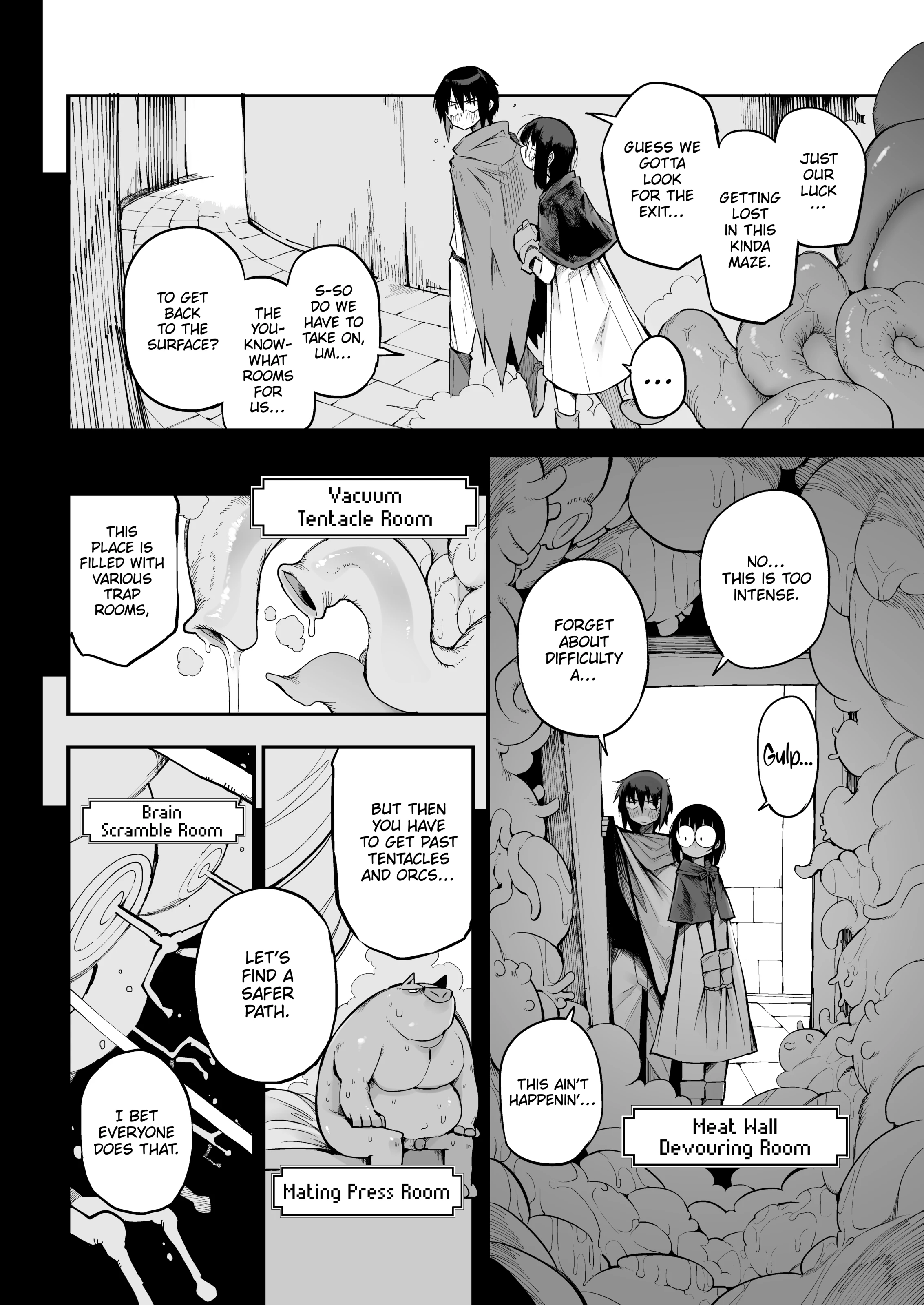 The S-Tier Slut Stats of a Girl Too Plain to Challenge the Milking Dungeon porn comic picture 5
