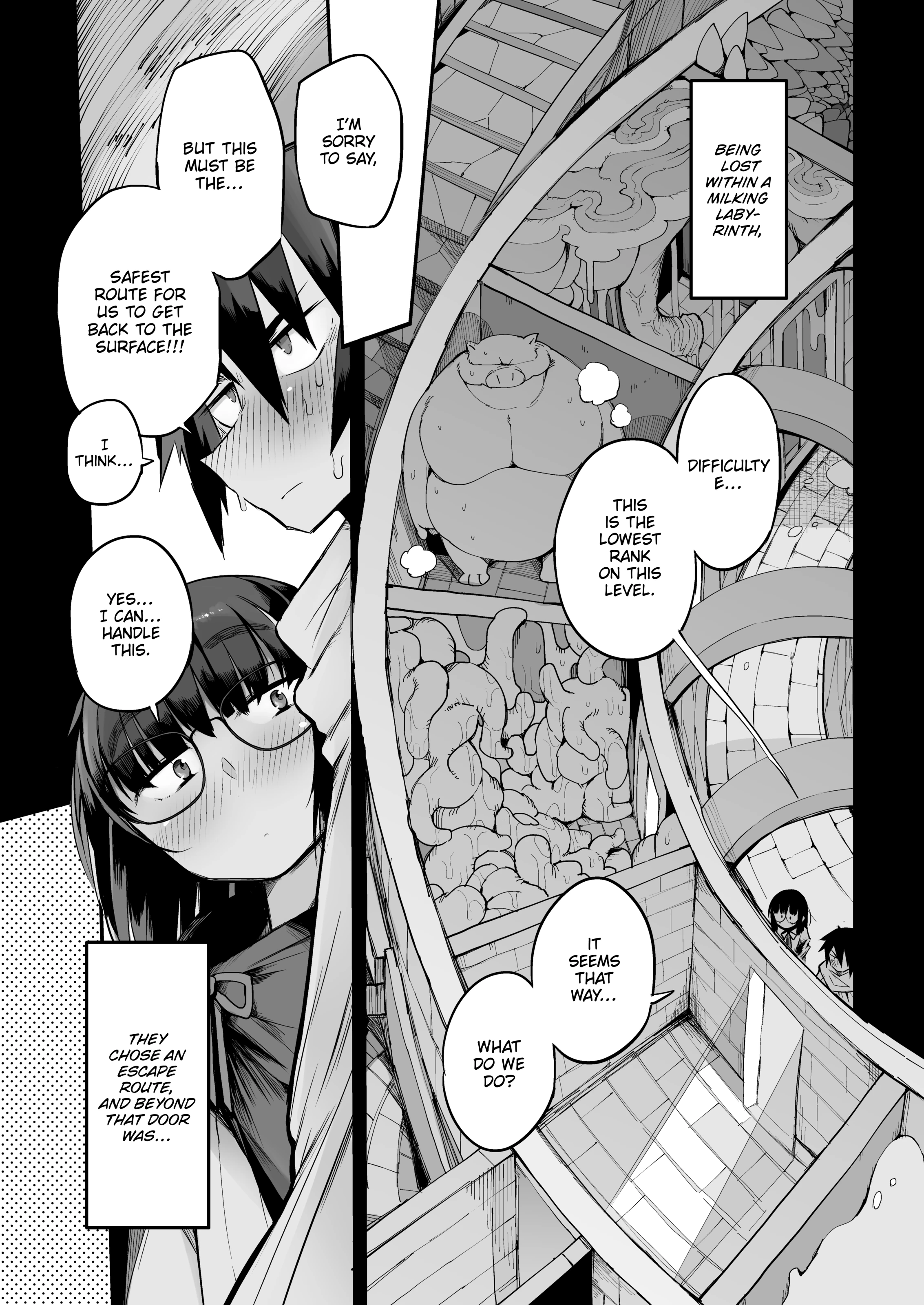 The S-Tier Slut Stats of a Girl Too Plain to Challenge the Milking Dungeon porn comic picture 6