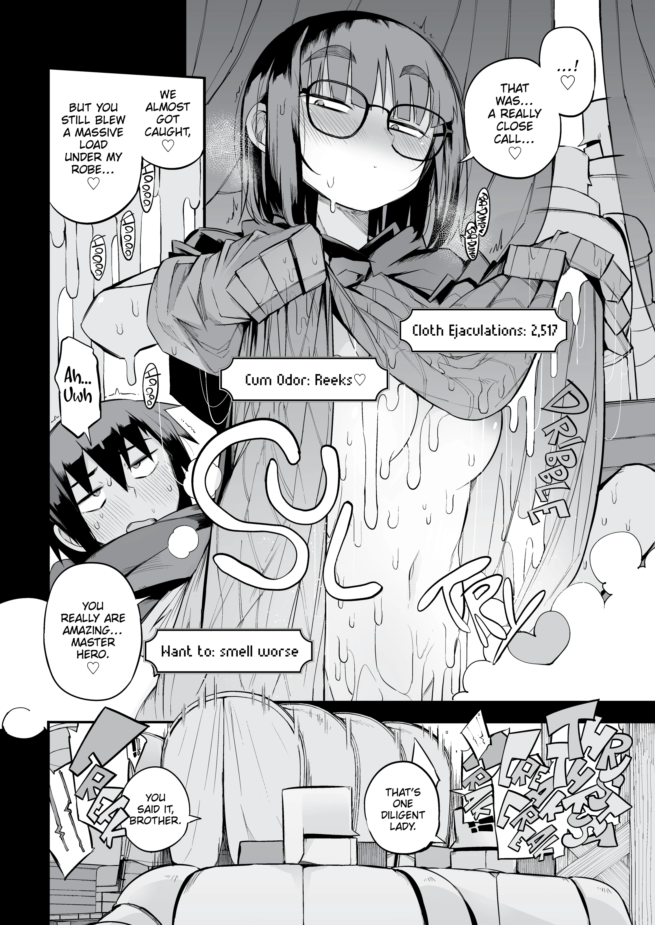 The S-Tier Slut Stats of a Girl Too Plain to Join the Hero's No-Romance Party porn comic picture 25