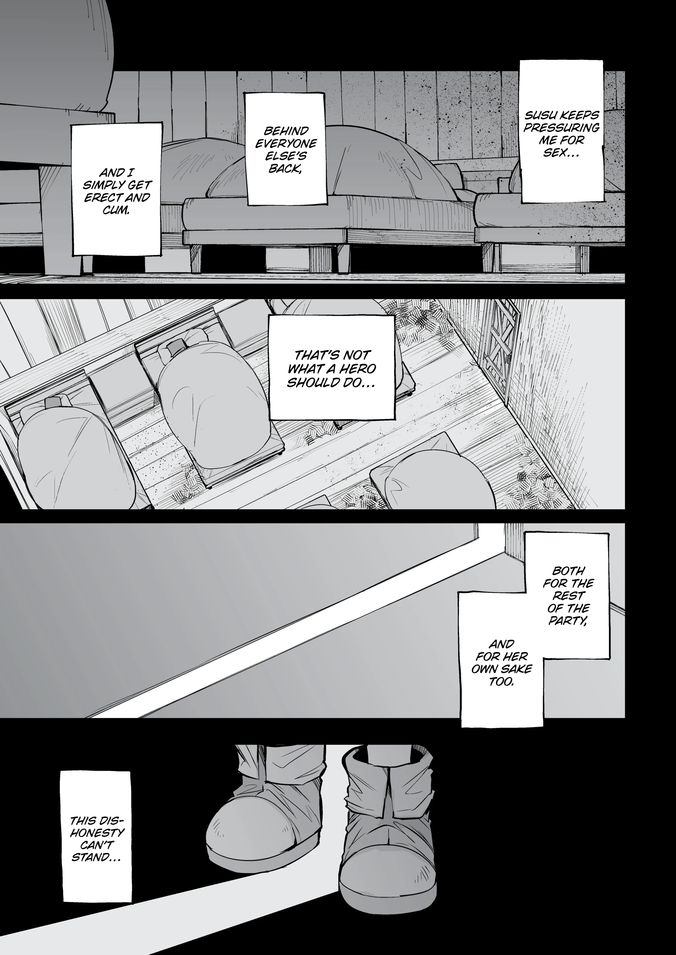The S-Tier Slut Stats of a Girl Too Plain to Join the Hero's No-Romance Party porn comic picture 30
