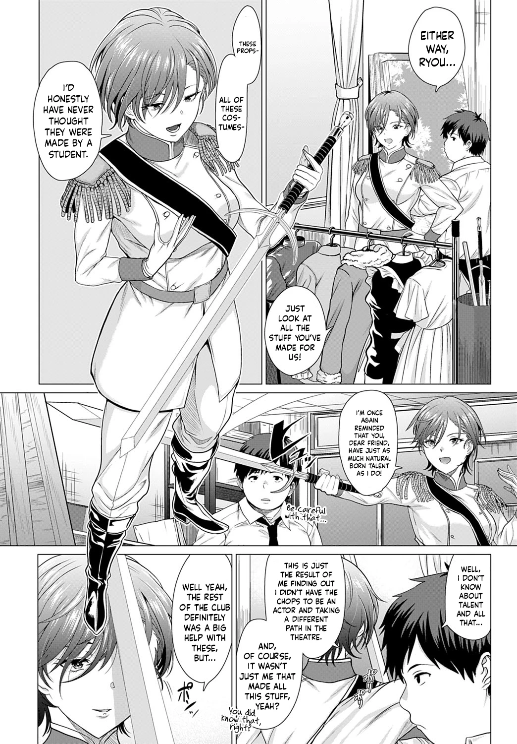 The show must go on! porn comic picture 4