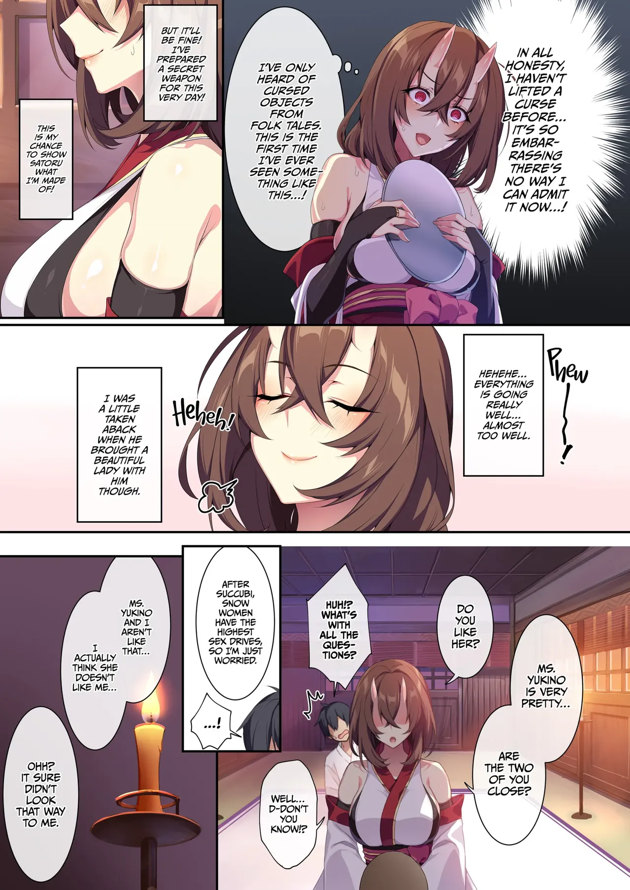The Shy Snow Woman and The Cursed Ring 2 - 雪女さんと呪いの指輪2 porn comic picture 24