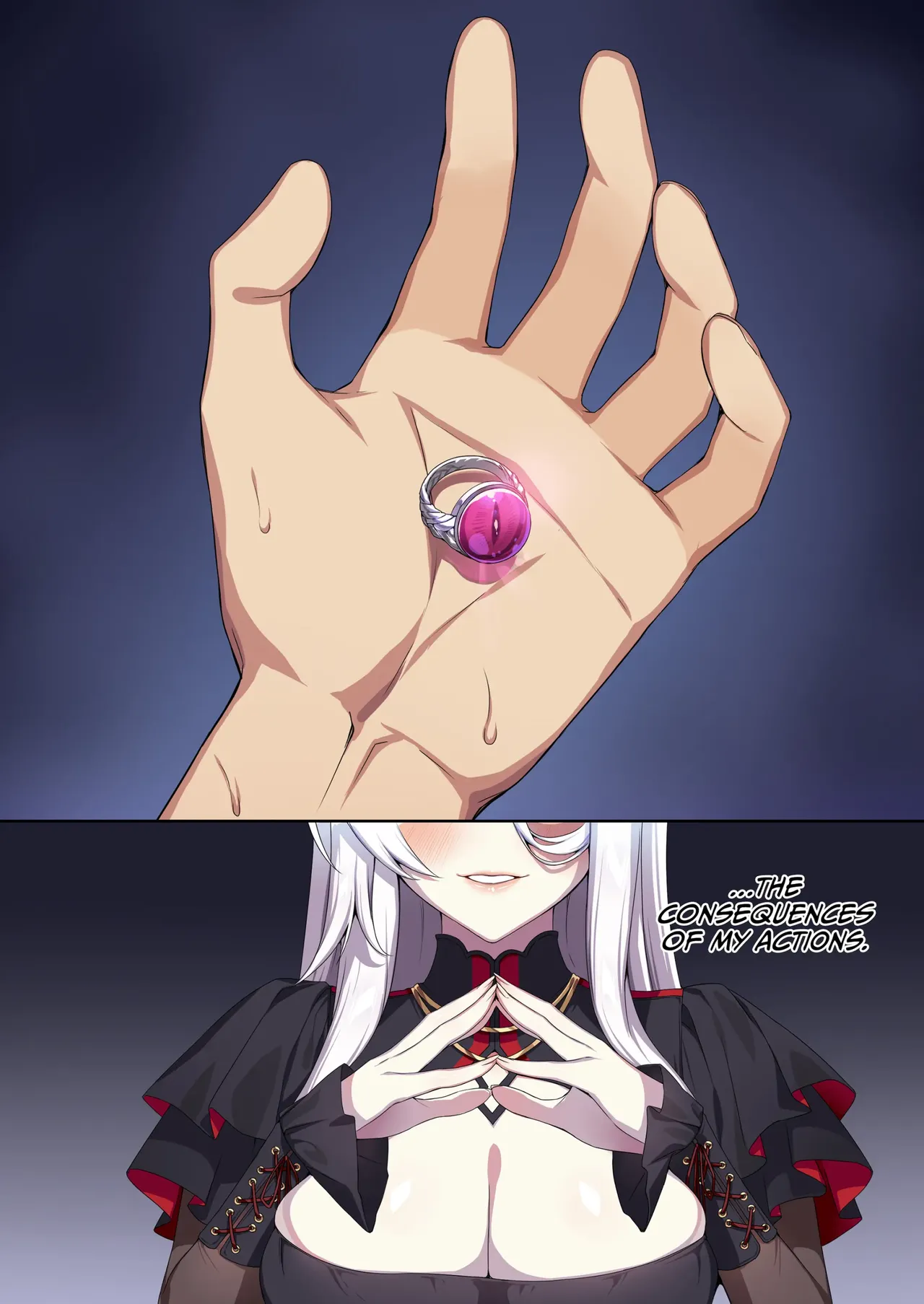 The Shy Snow Woman and The Cursed Ring 2 - 雪女さんと呪いの指輪2 porn comic picture 91