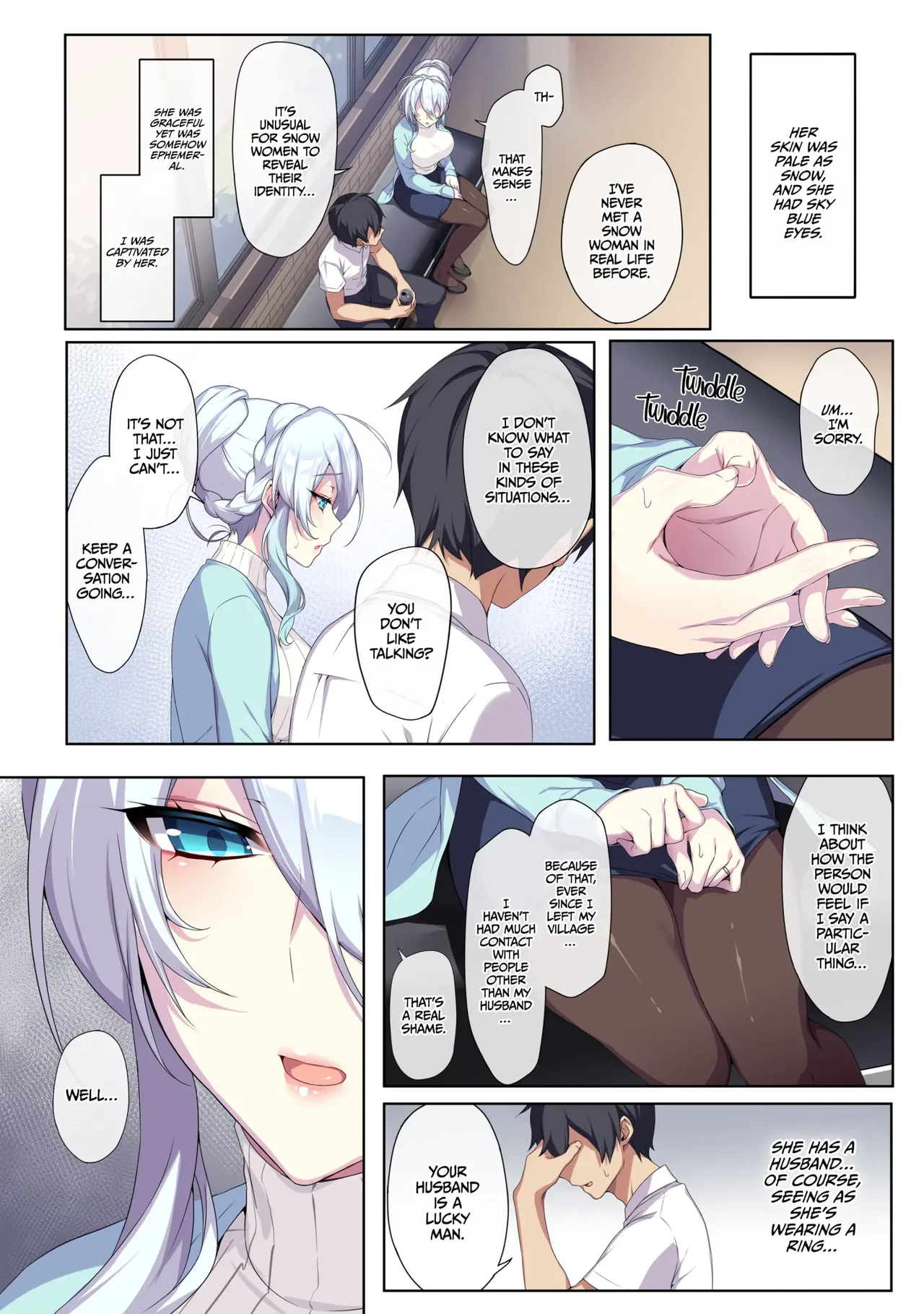 The Shy Snow Woman and The Cursed Ring - 雪女さんと呪いの指輪 porn comic picture 5