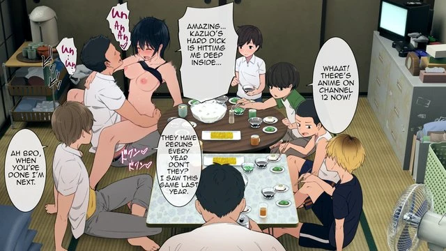 The Situation of a Big Family - とある大家族のオカズ事情 porn comic picture 234