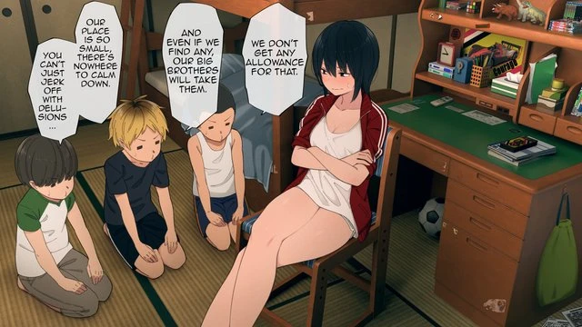 The Situation of a Big Family - とある大家族のオカズ事情 porn comic picture 34