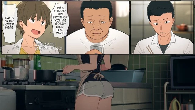 The Situation of a Big Family - とある大家族のオカズ事情 porn comic picture 9