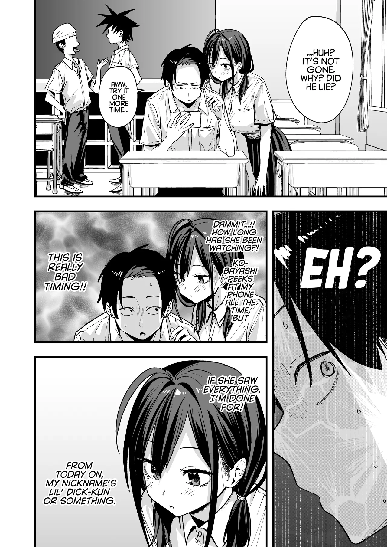 The Story About Masturbating Together With the Friend Who Sits Next to Me porn comic picture 10