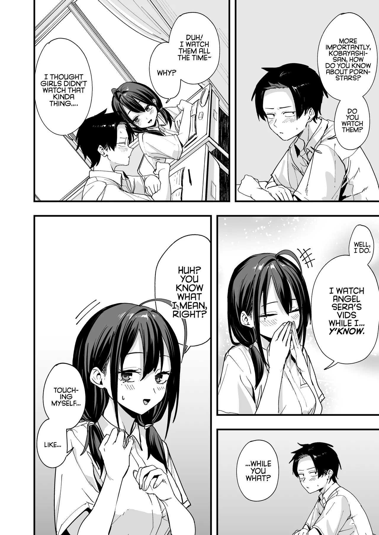 The Story About Masturbating Together With the Friend Who Sits Next to Me porn comic picture 12